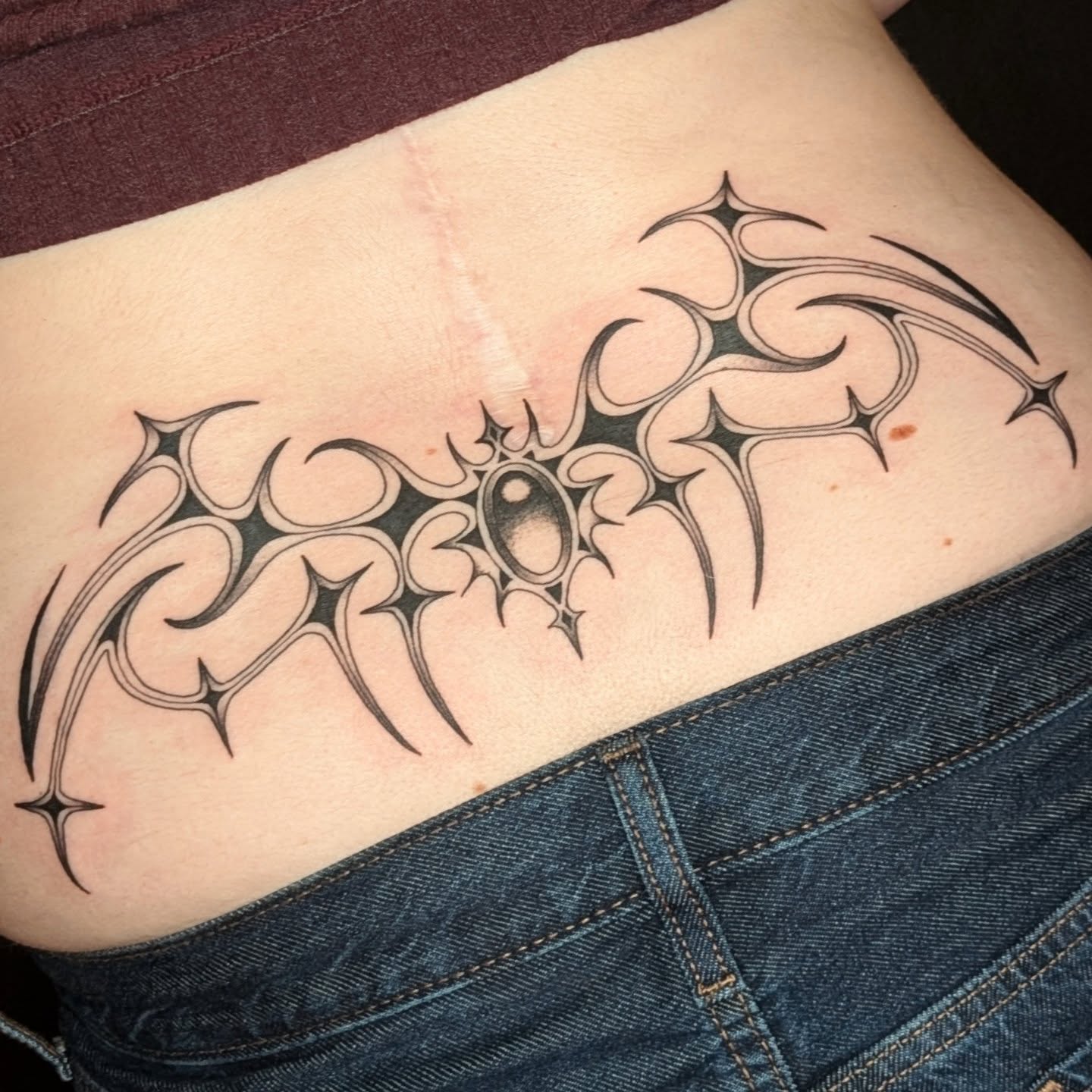 Tribal design tribal tattoo on the ribs by π²π°πket