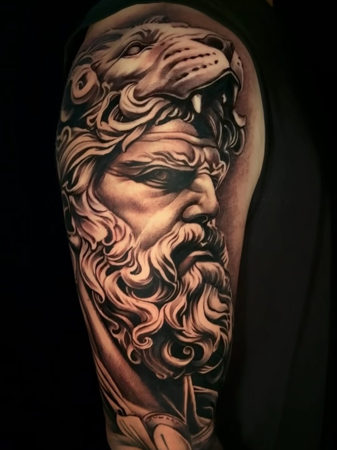 Tattoo by @ryanjenkinstattoo — realism, black_and_grey