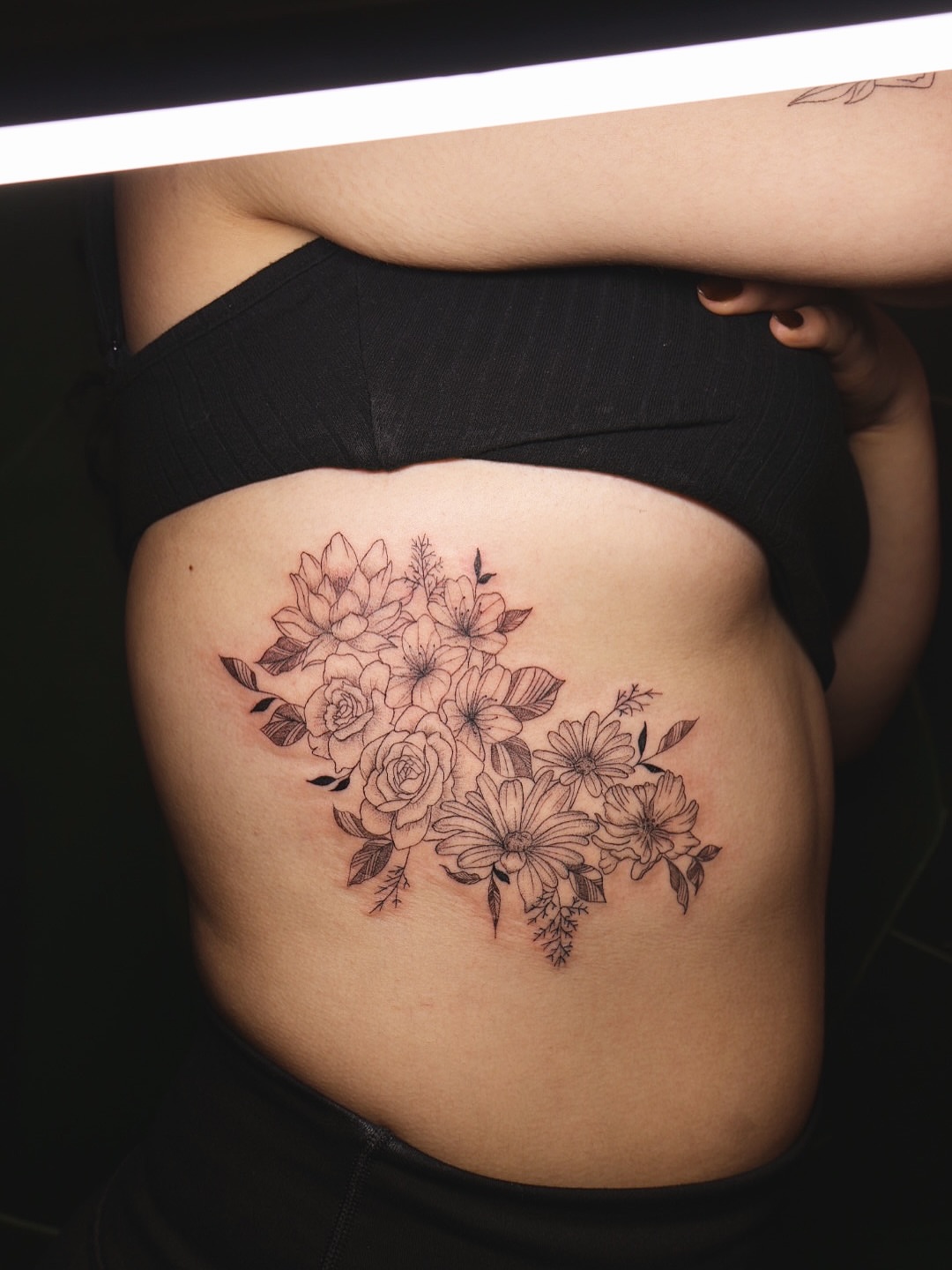 Tattoo by @divinebeautybarbyaly — black_and_grey