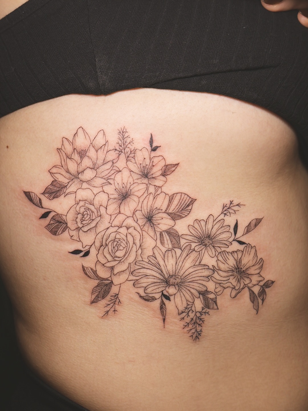 Tattoo by @divinebeautybarbyaly — black_and_grey, realism