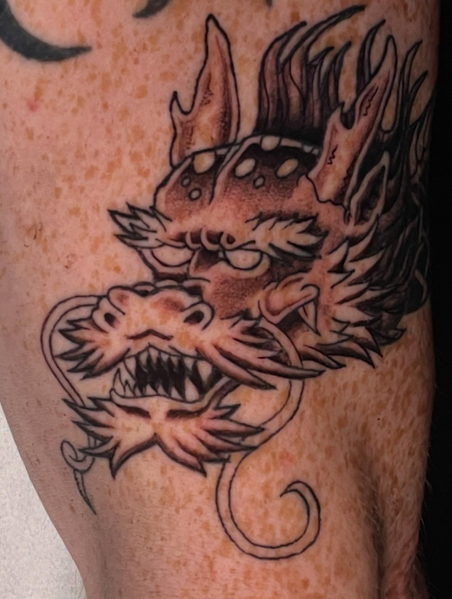 Dragon japanese irezumi tattoo on the forearm by ๐ท๐ซKevan๐๐ท