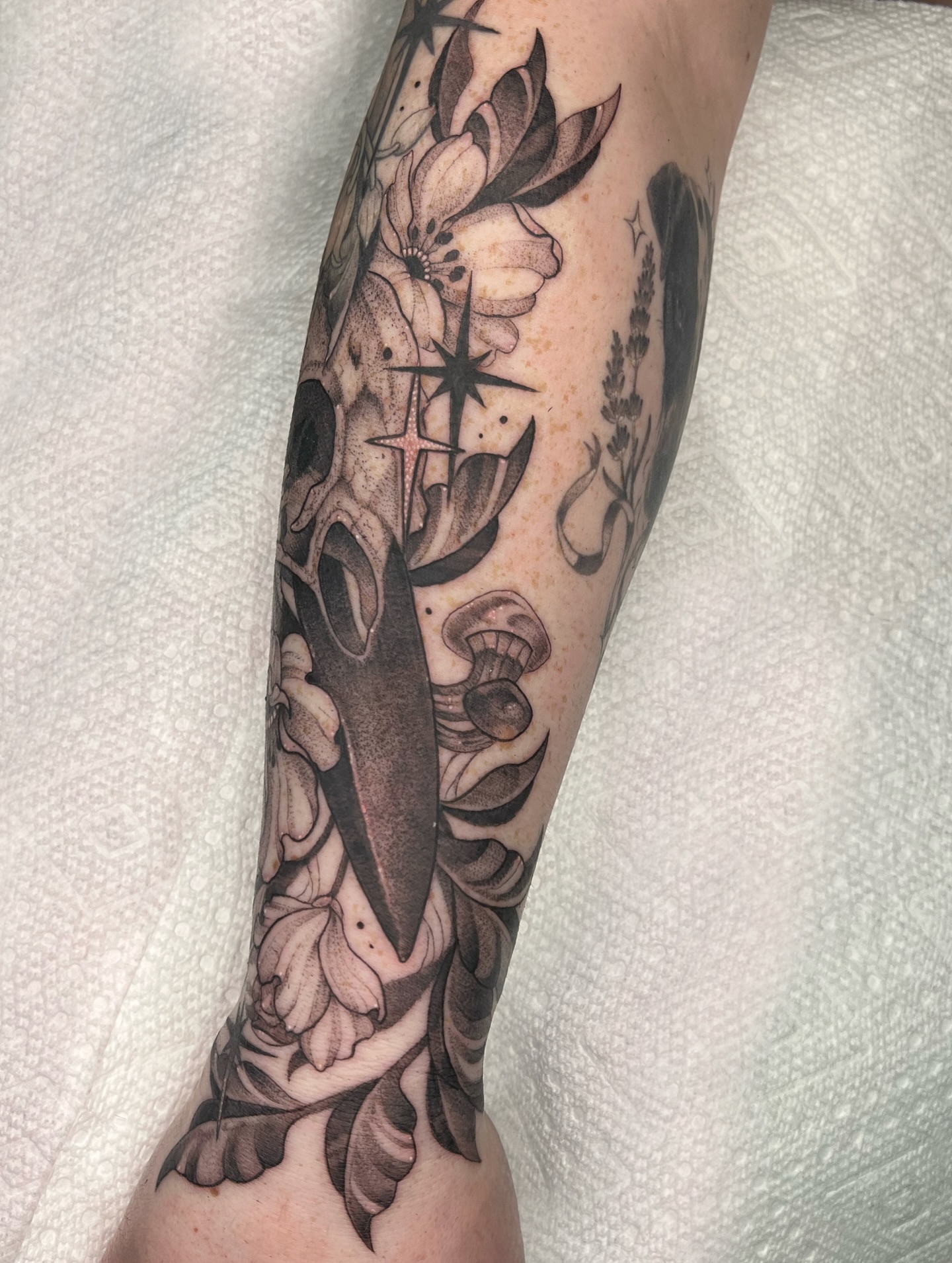 Tattoo by @toothfairytats — black_and_grey