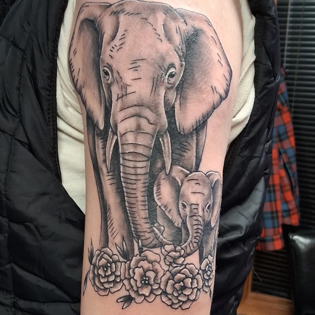 Tattoo by Dave Johnson, Billings, Montana