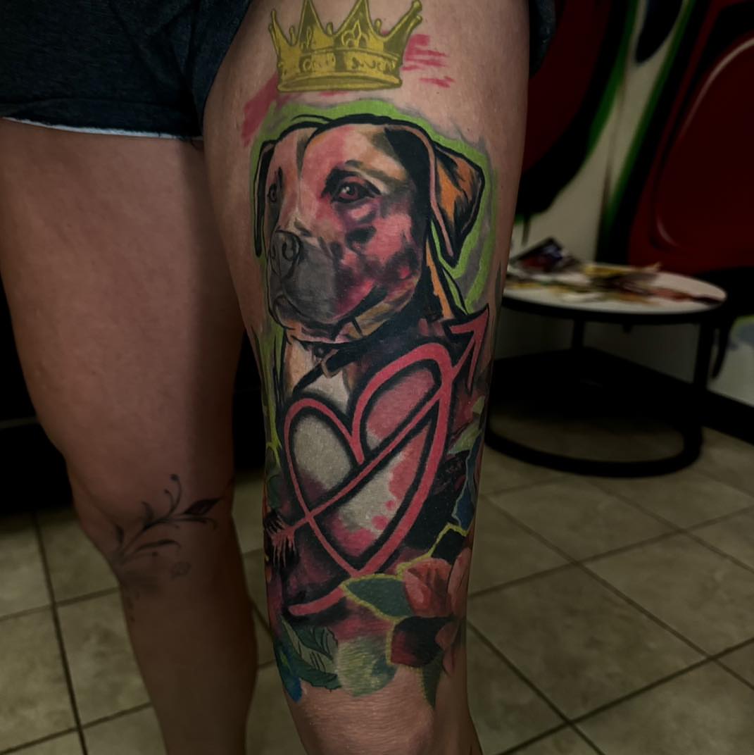 Tattoo by @varotattoos — new_school, watercolor