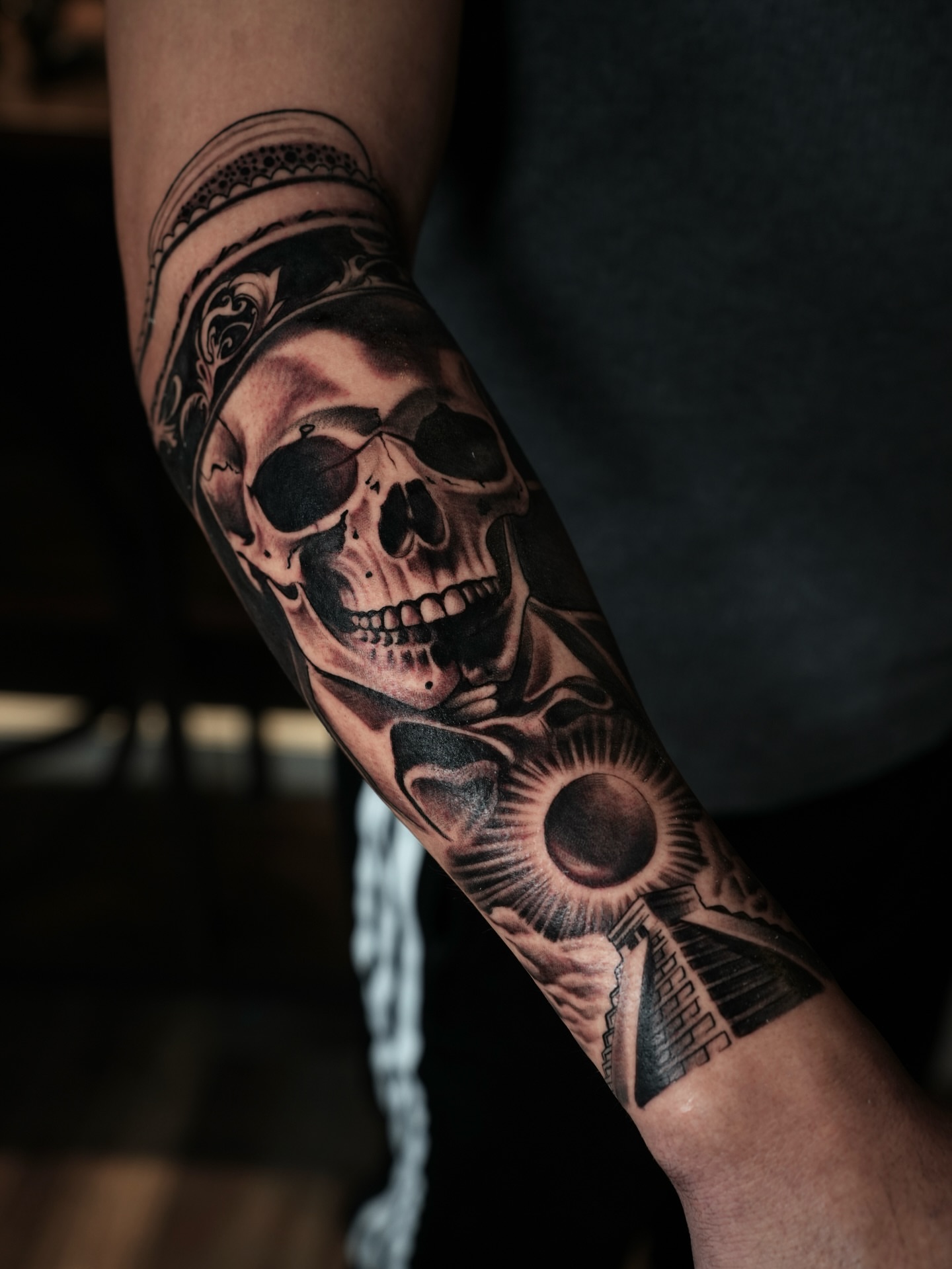 Tattoo by @kiddo_tats — black_and_grey, realism