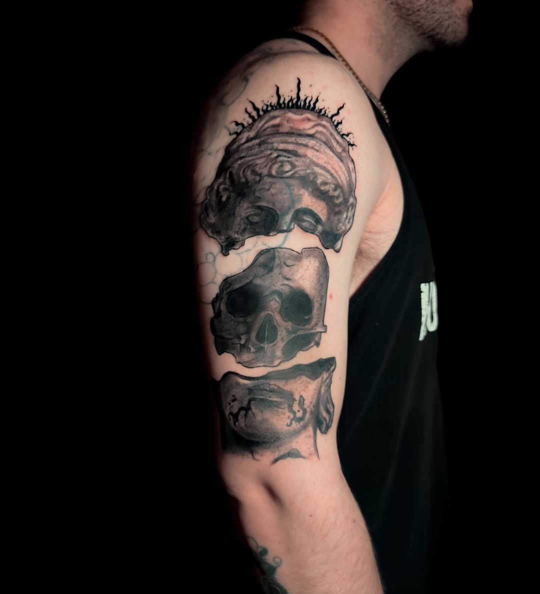 Tattoo by @tyhamiltontattoos β black_and_grey, realism