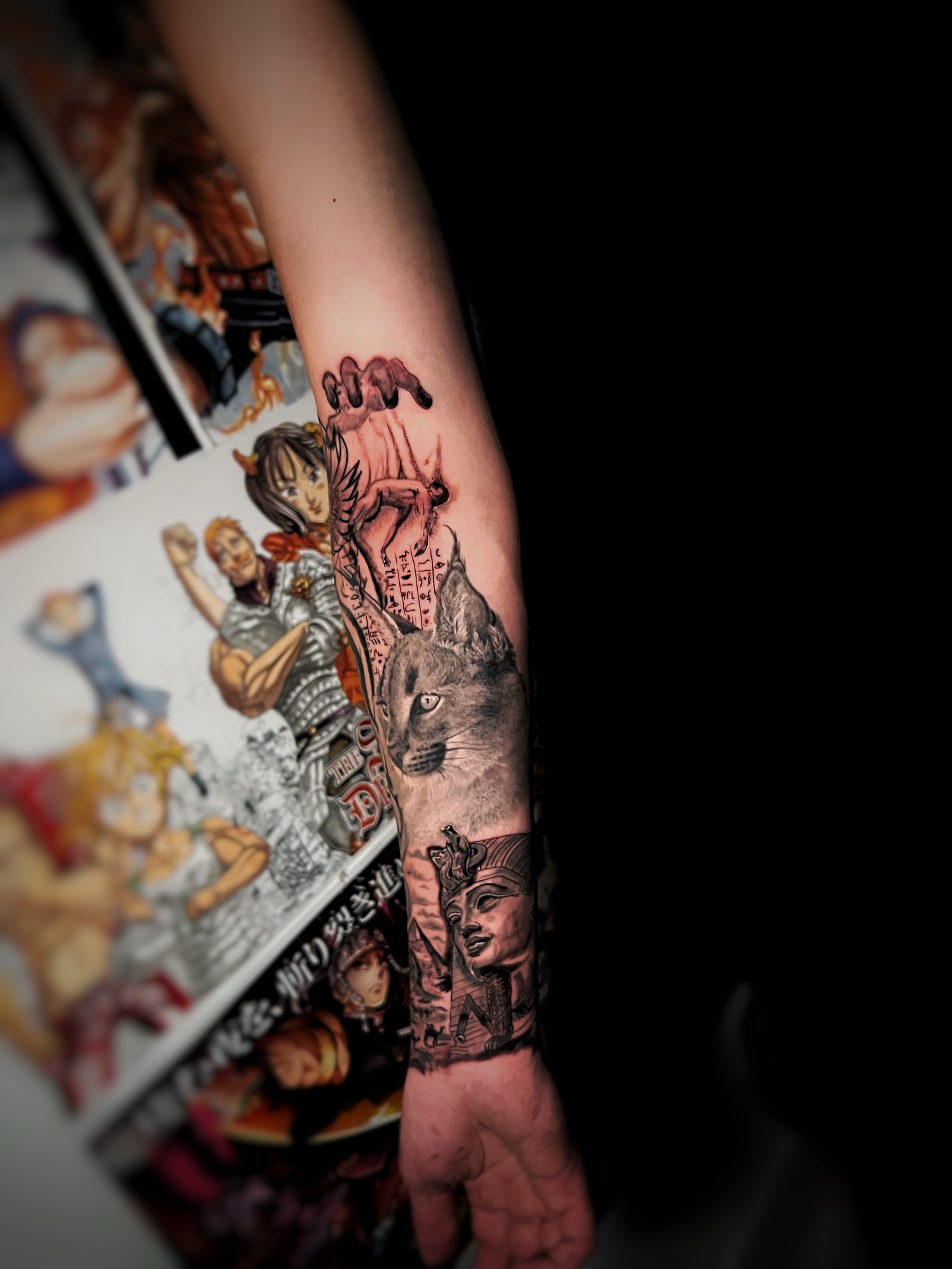 Tattoo by @m_kytattoo — realism, black_and_grey