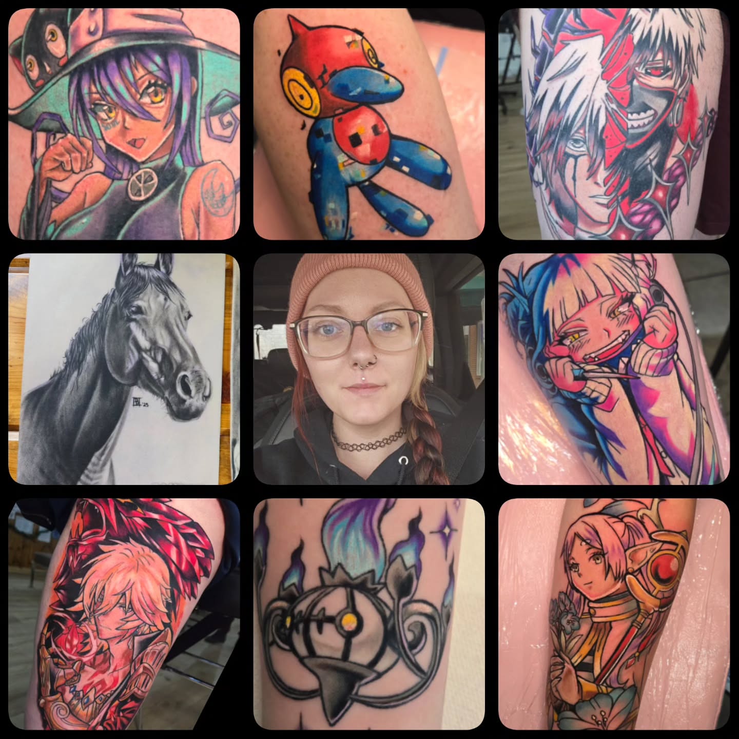 Tattoo by @destiny_paints — anime, illustrative