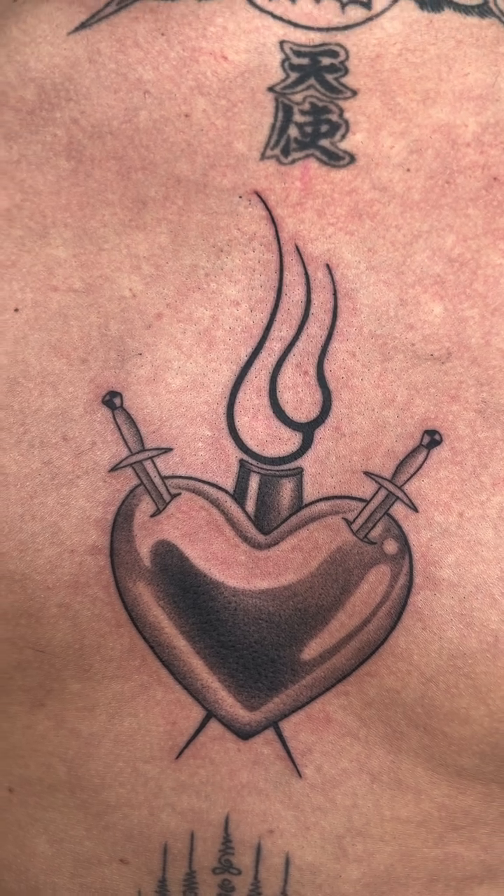 Tattoo by @inkbyhb — black_and_grey, realism