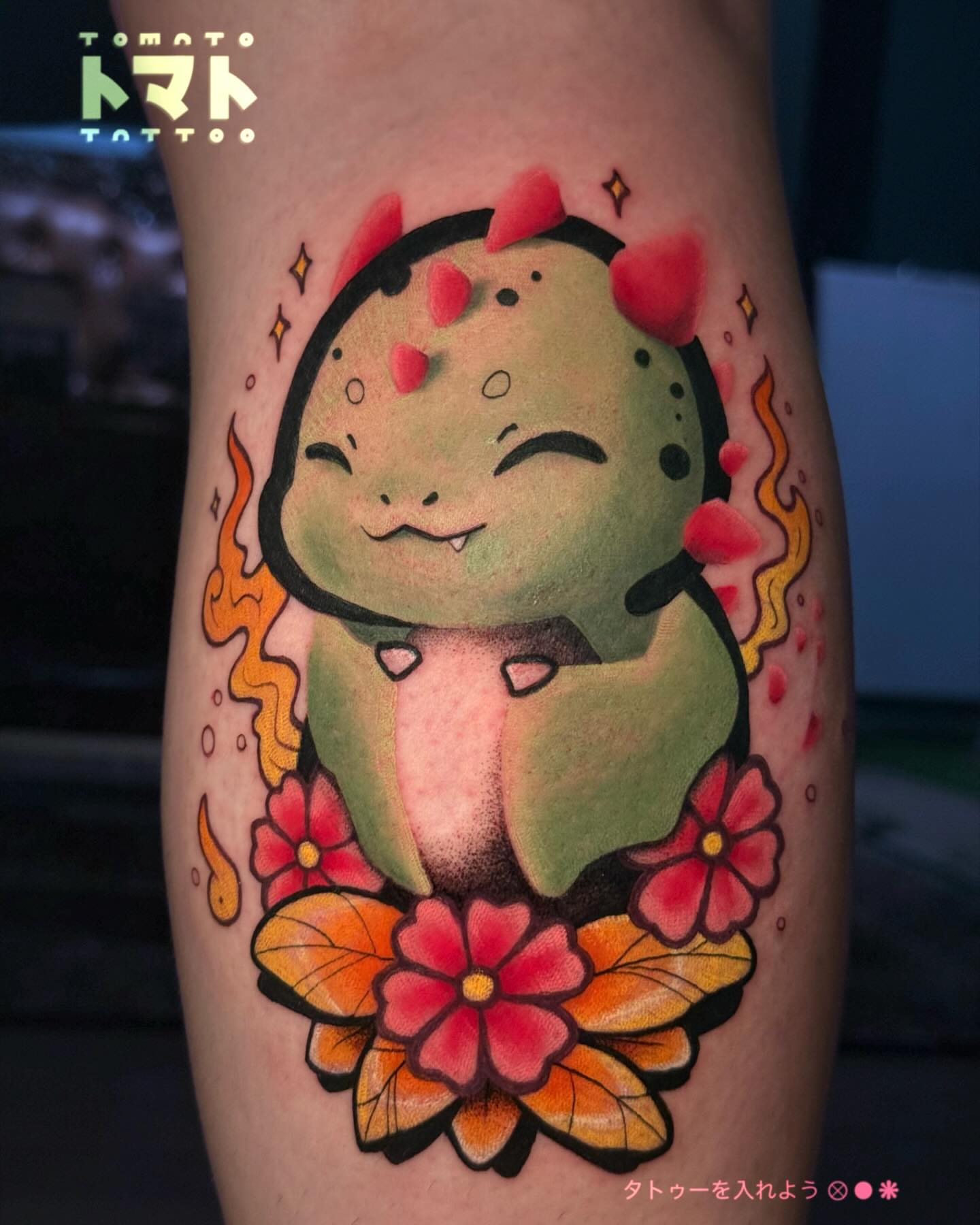 Tattoo by @tomato.tattoos — dotwork, new_school