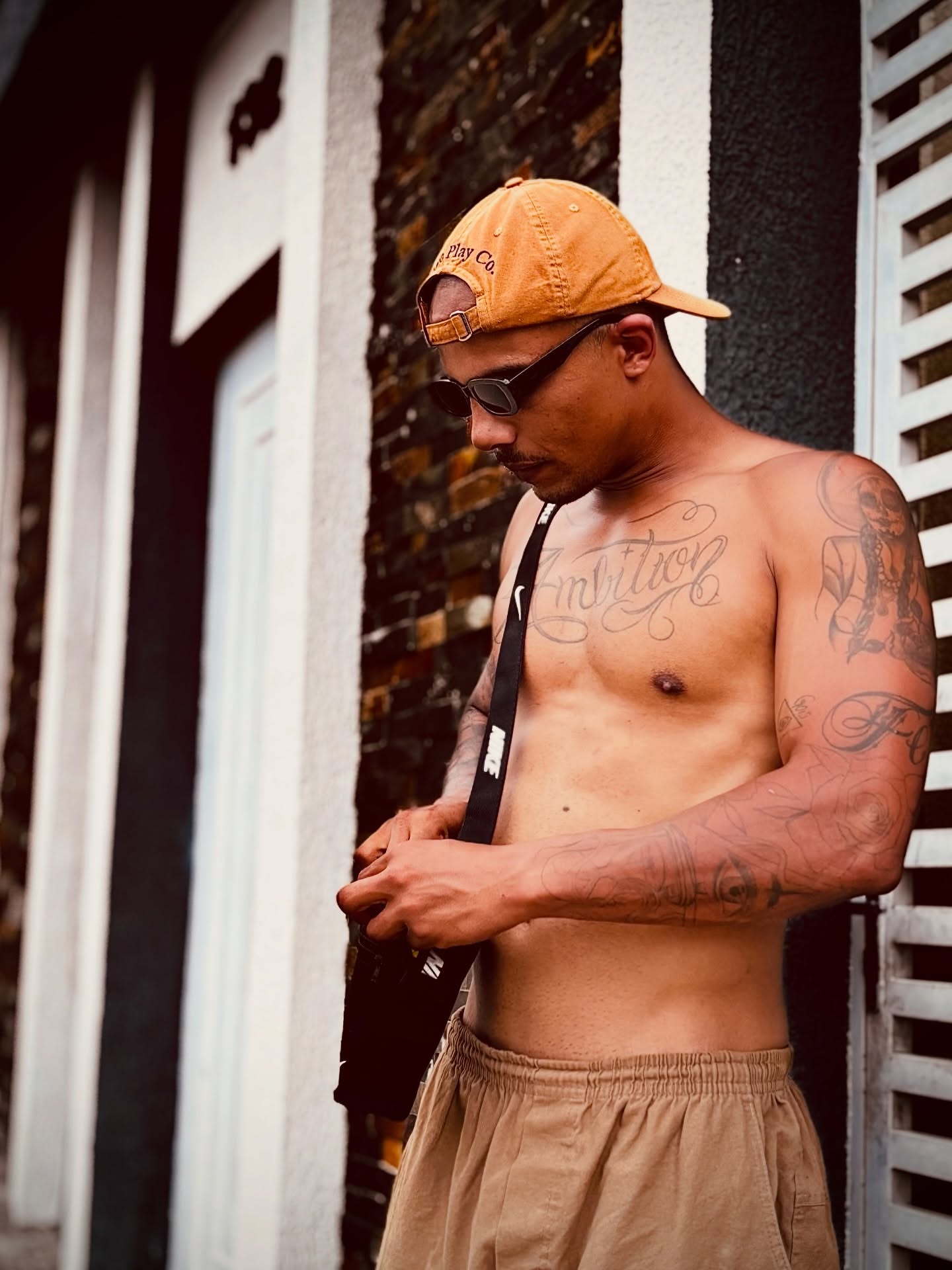 Script lettering lettering script tattoo on the chest by Mauricio gois