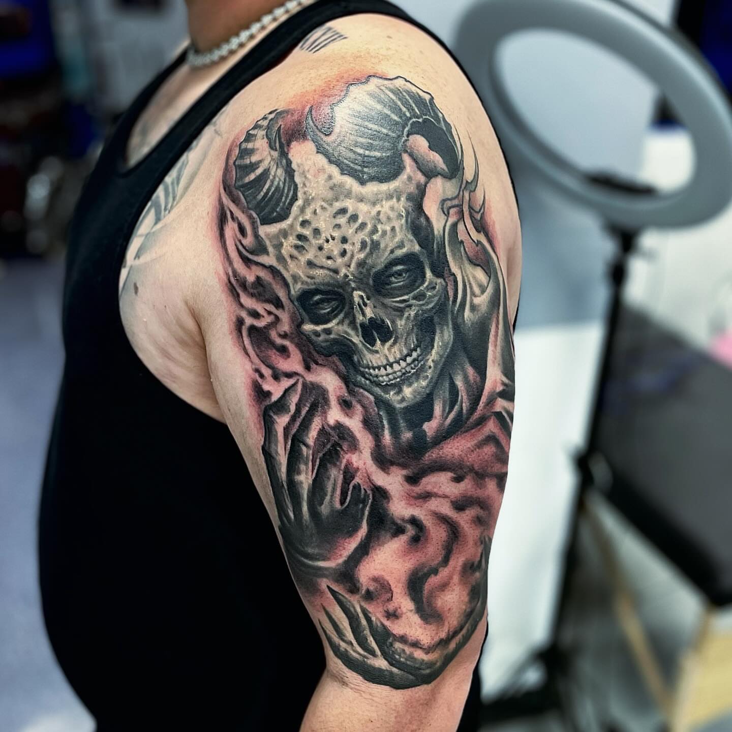 Tattoo by @doeboy818 β realism, dark_realism