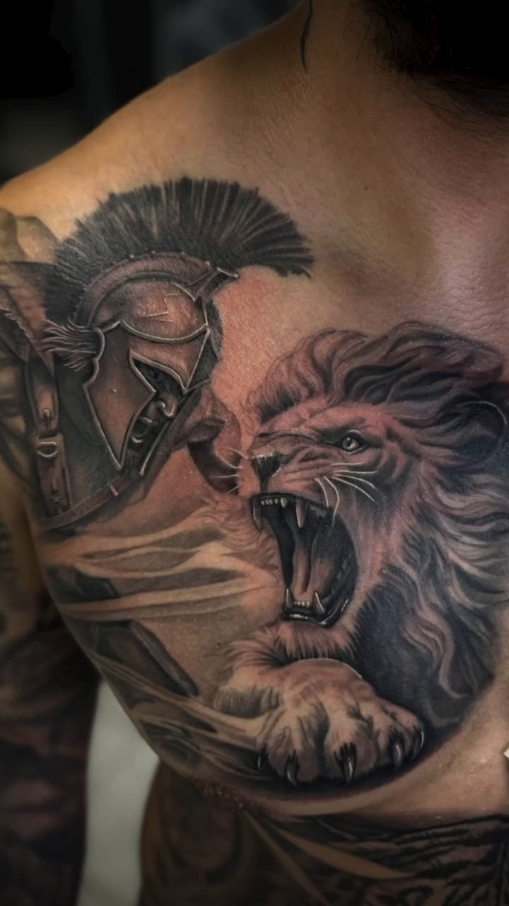 Tattoo by @inktherapy916 — realism, black_and_grey