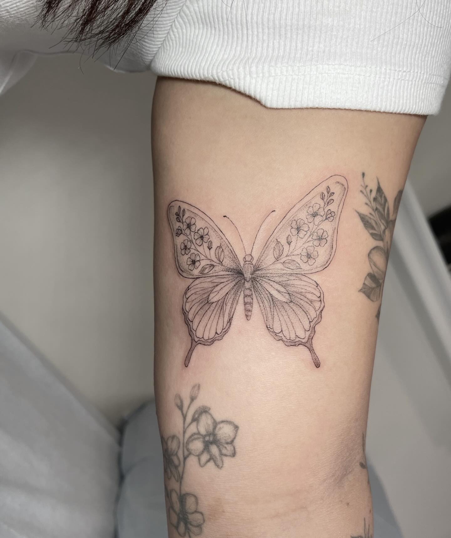 Tattoo by @inked.by_kloey — black_and_grey