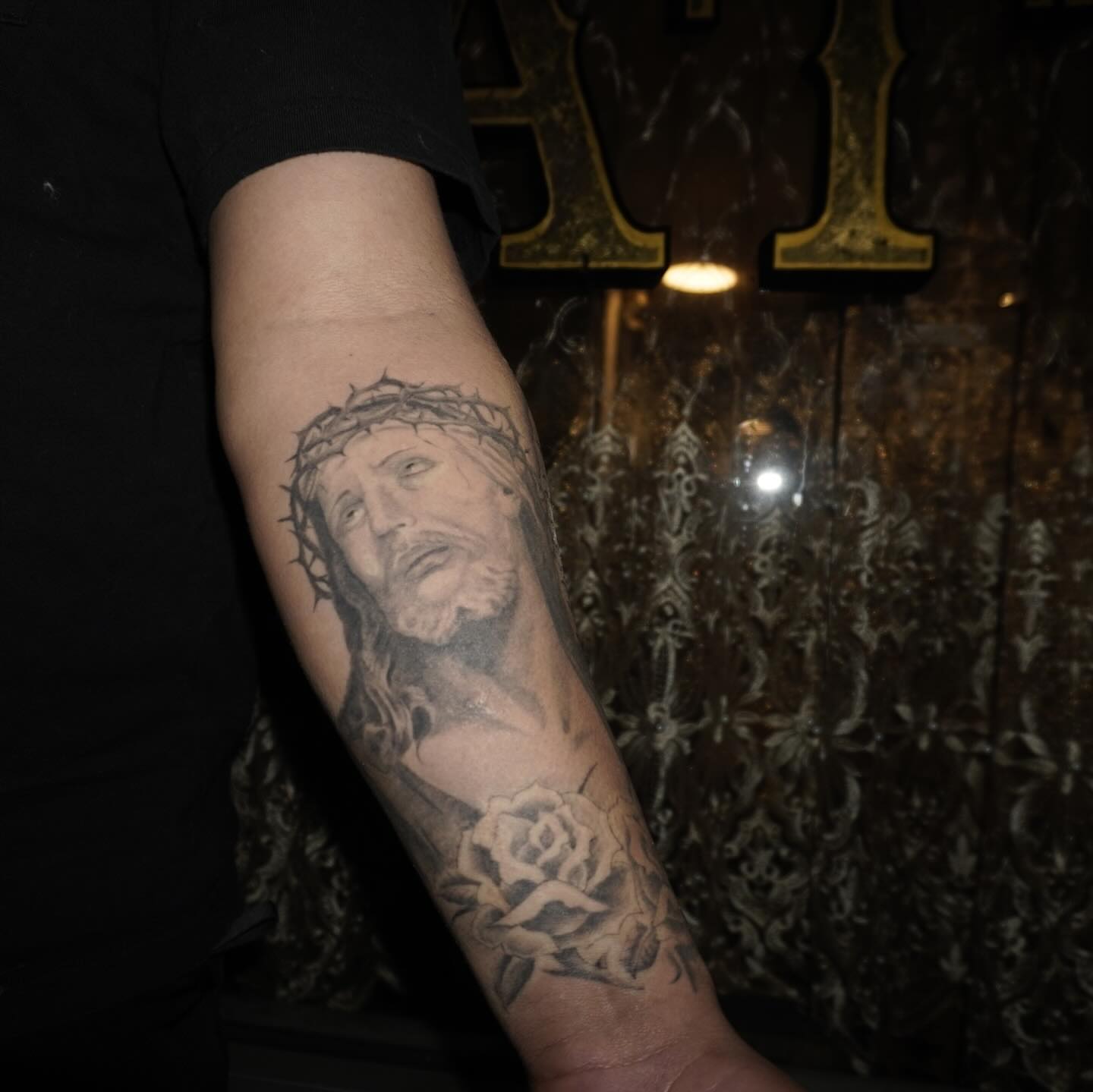 Tattoo by @adrian__tattoos — realism, black_and_grey