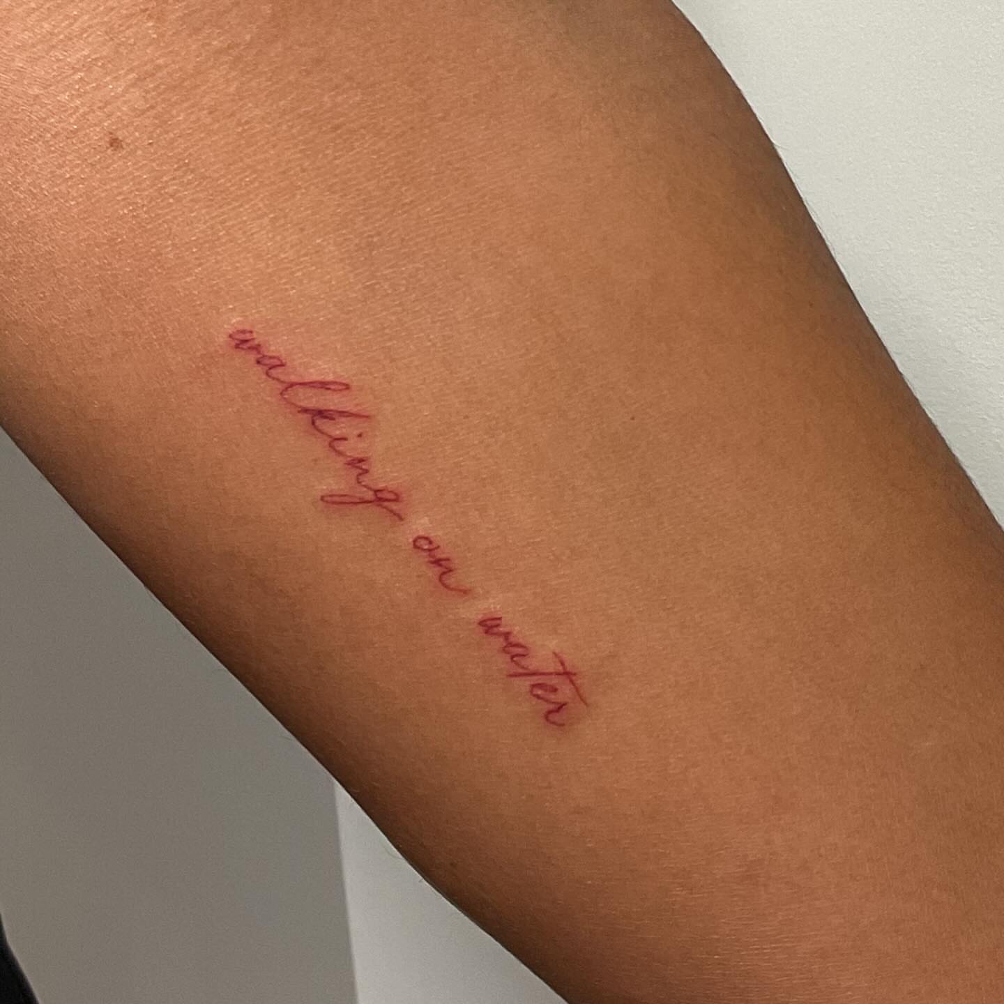Tattoo by @tatubuny — lettering_script