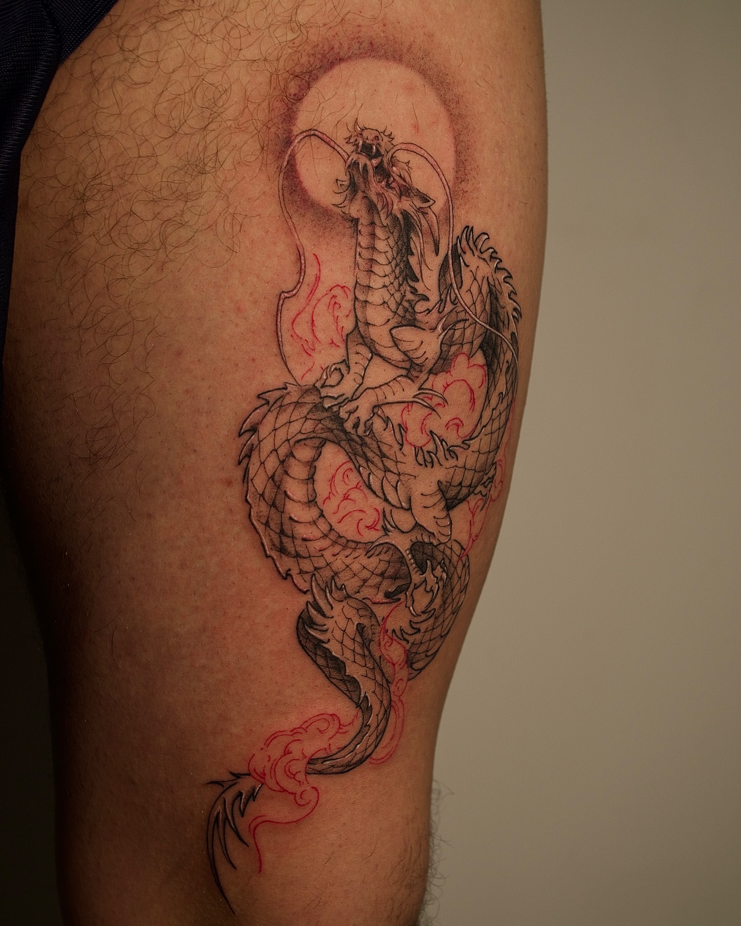 Tattoo by @prncessofvietnam — black_and_grey