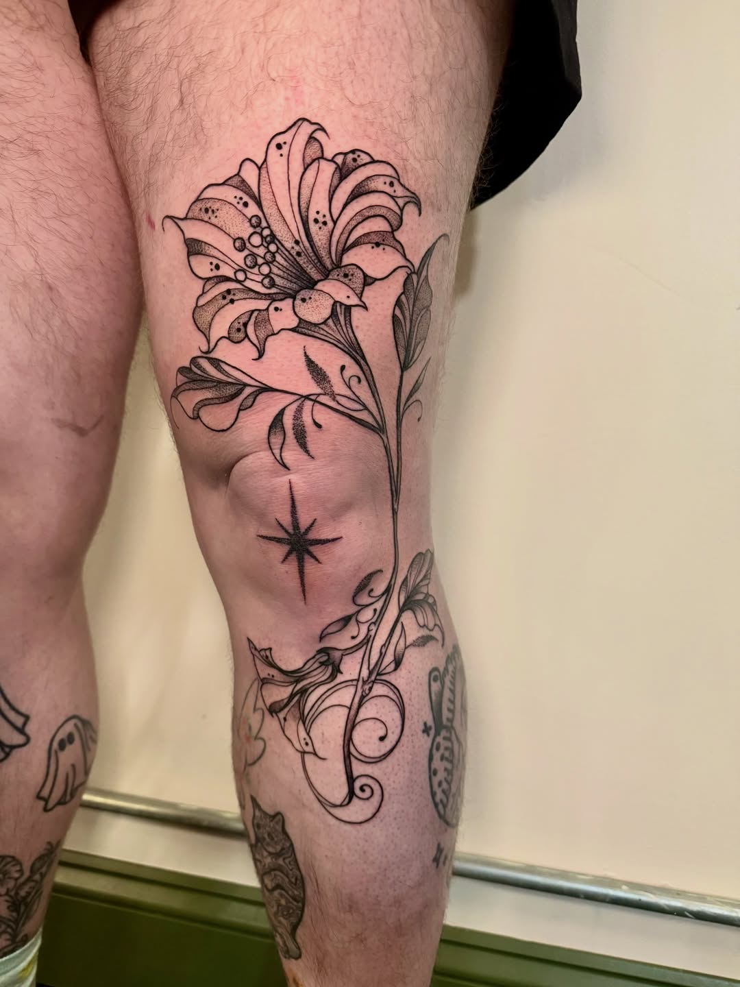 Tattoo by @gailtattoos — dotwork, fine_line