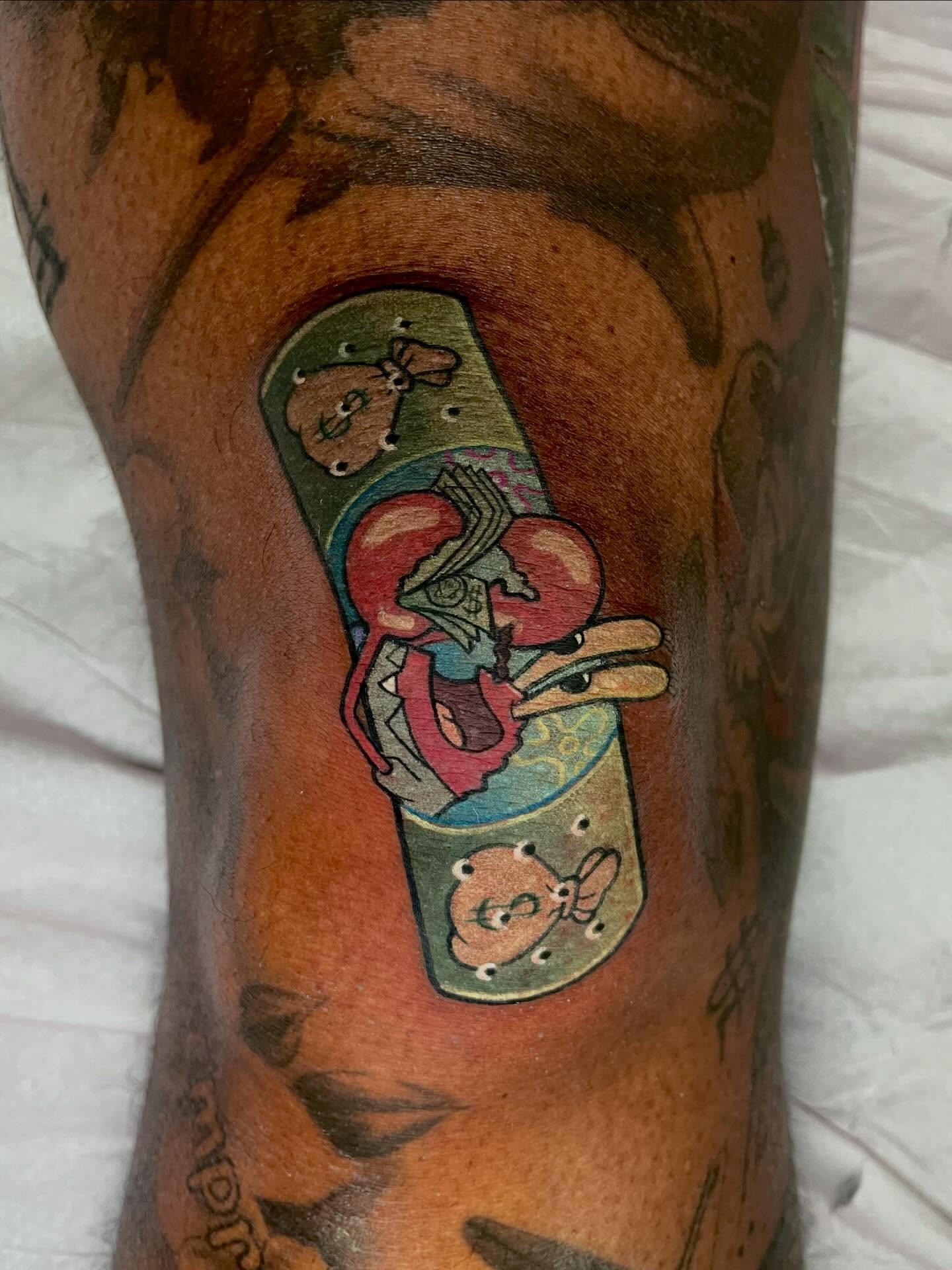 Tattoo by @wewontbesaved — new_school, illustrative