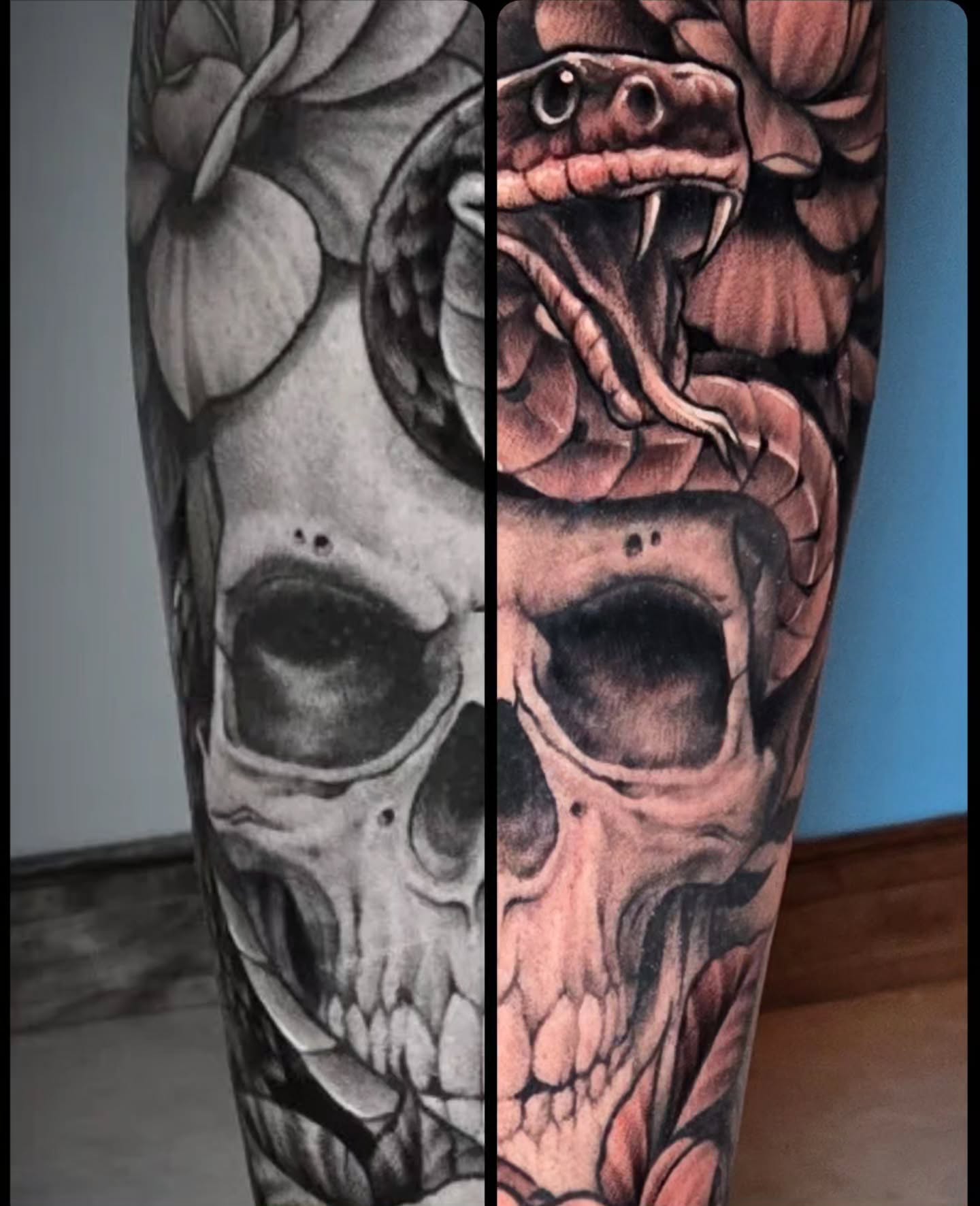 Tattoo by @stagertattoos — realism, dark_realism
