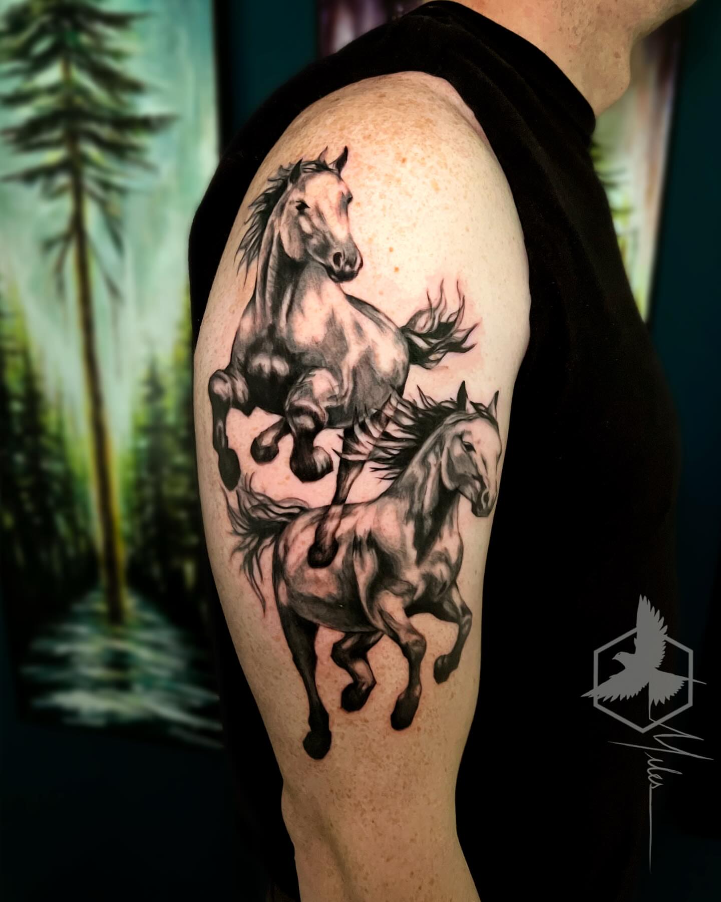 Tattoo by @milesbrowne — realism, black_and_grey