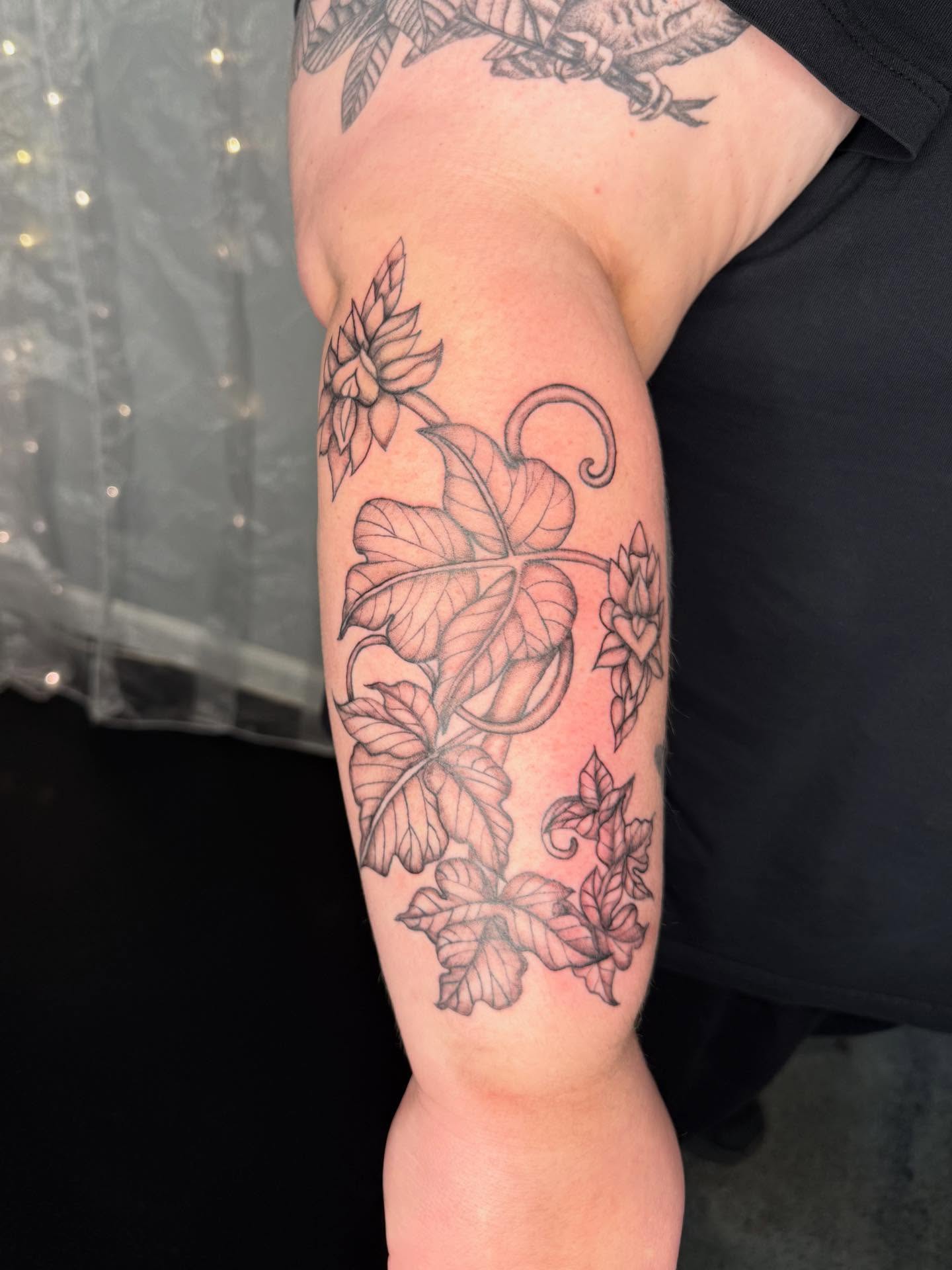 Tattoo by @promethearising — black_and_grey