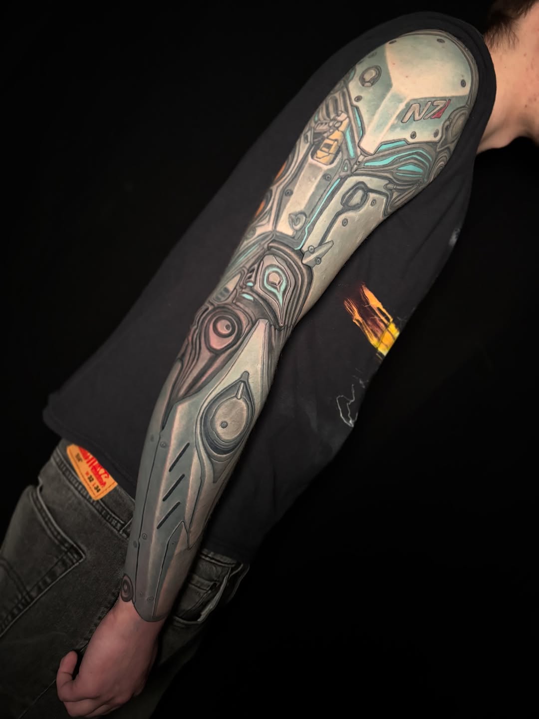 Tattoo by @adammillertattoos — black_and_grey, realism