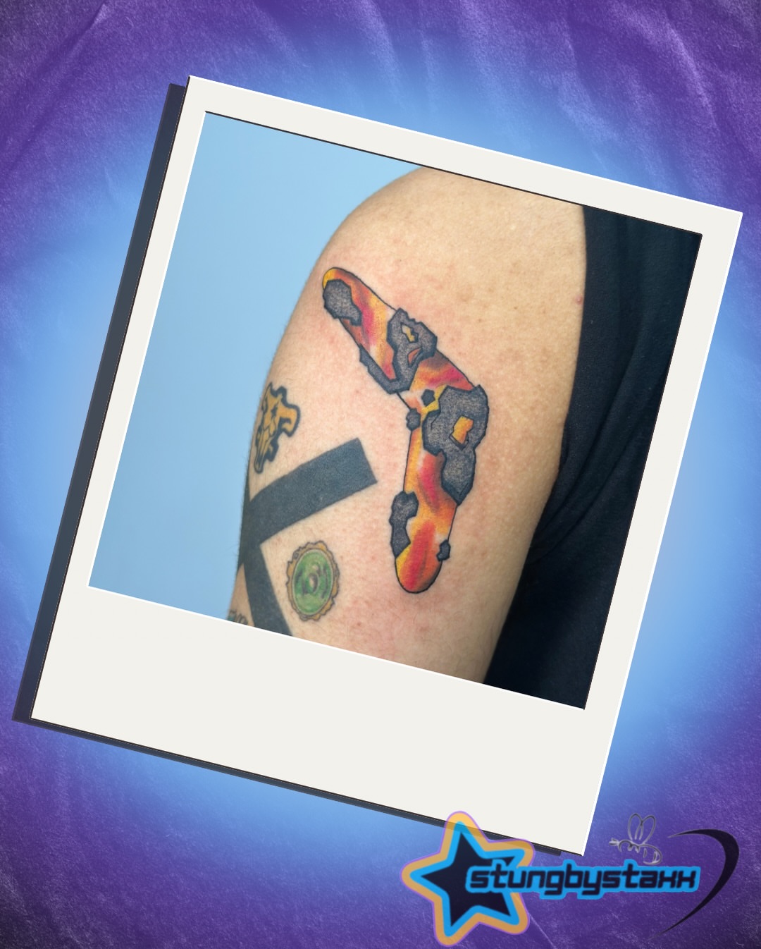 Tattoo by @stungbystaxx — new_school