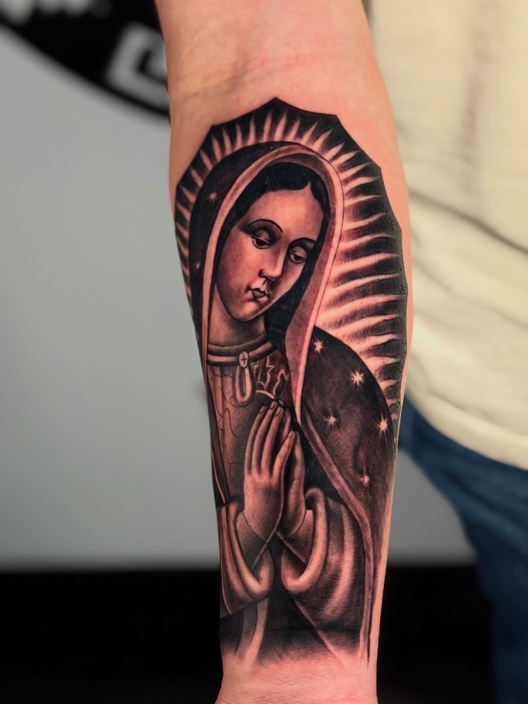 Tattoo by @dreamchaserink — black_and_grey, realism