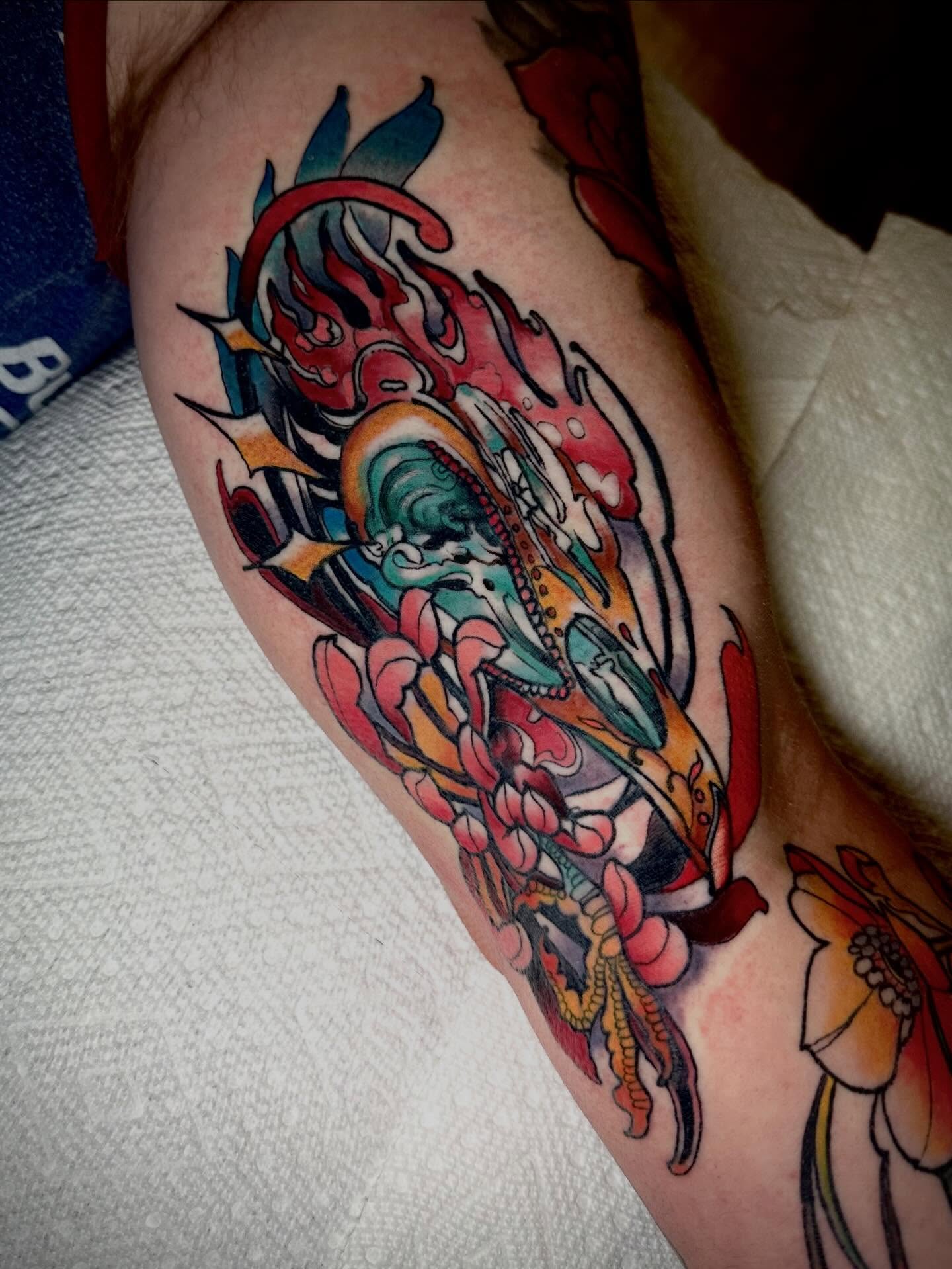 Tattoo by @xjgtattoosx — new_school, japanese_irezumi