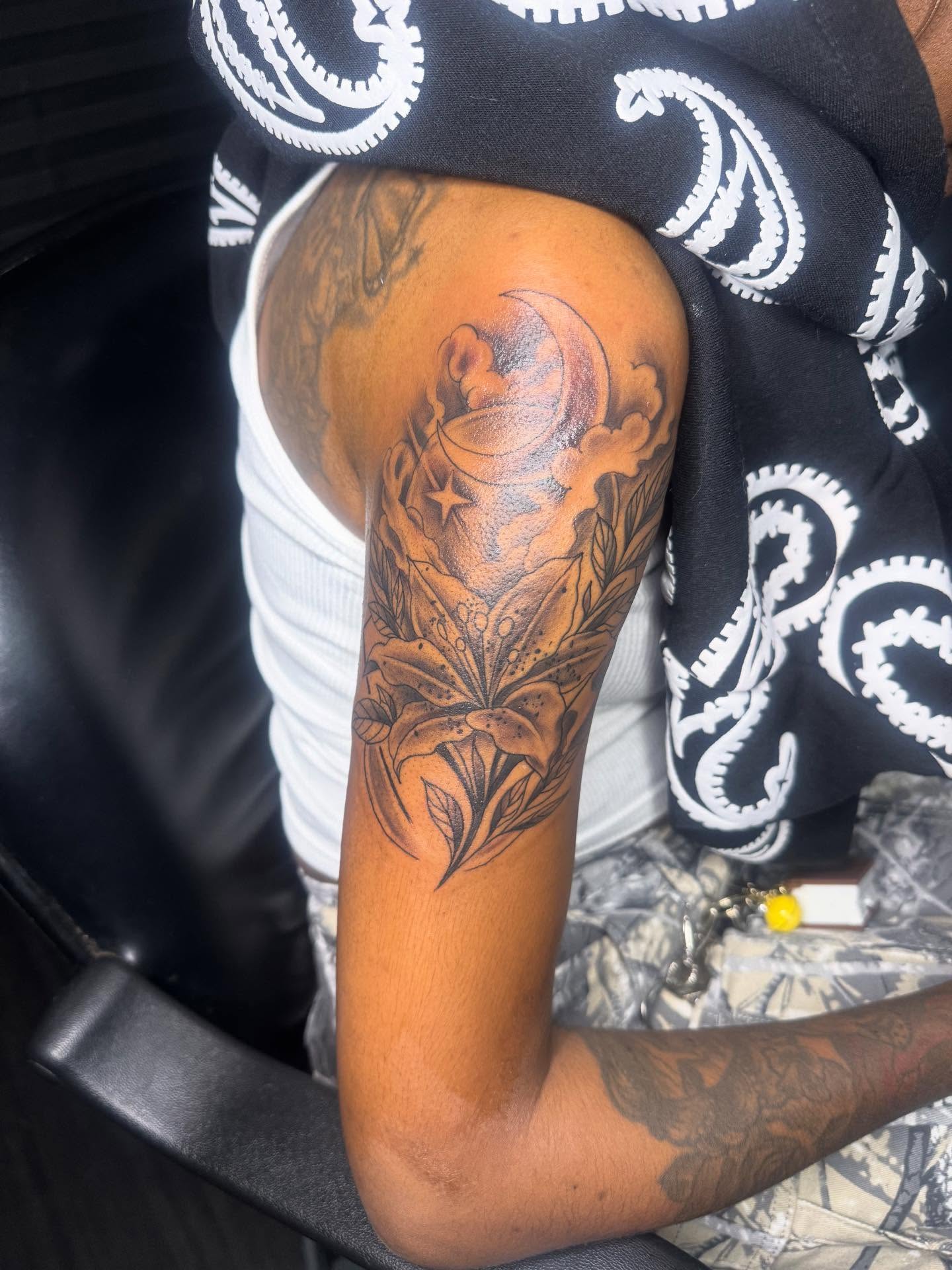 Tattoo by @tattoosbydevon2 — black_and_grey