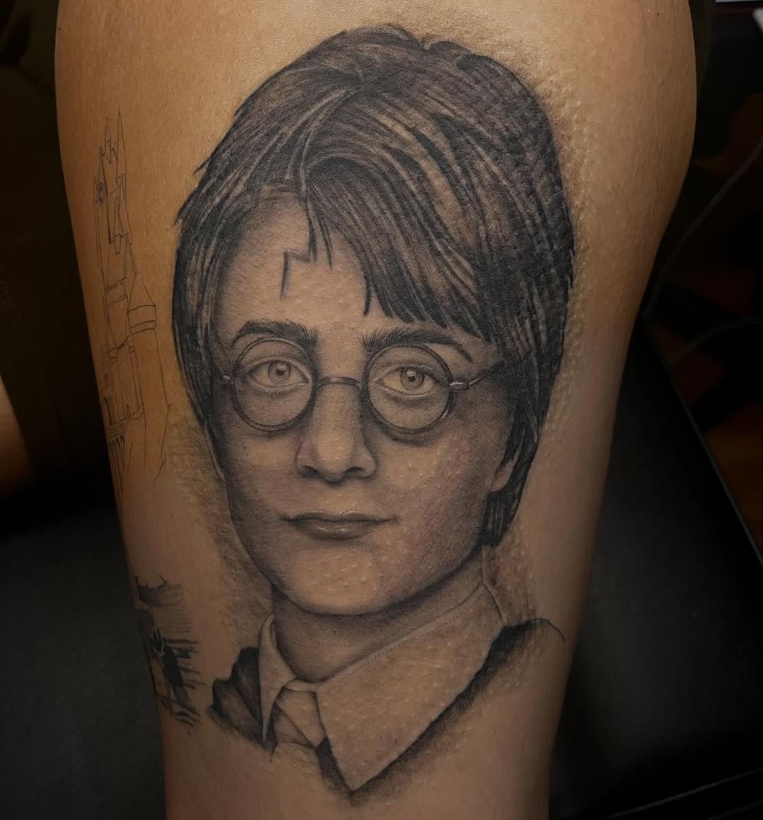 Tattoo by @sageandsintattoo — realism, black_and_grey