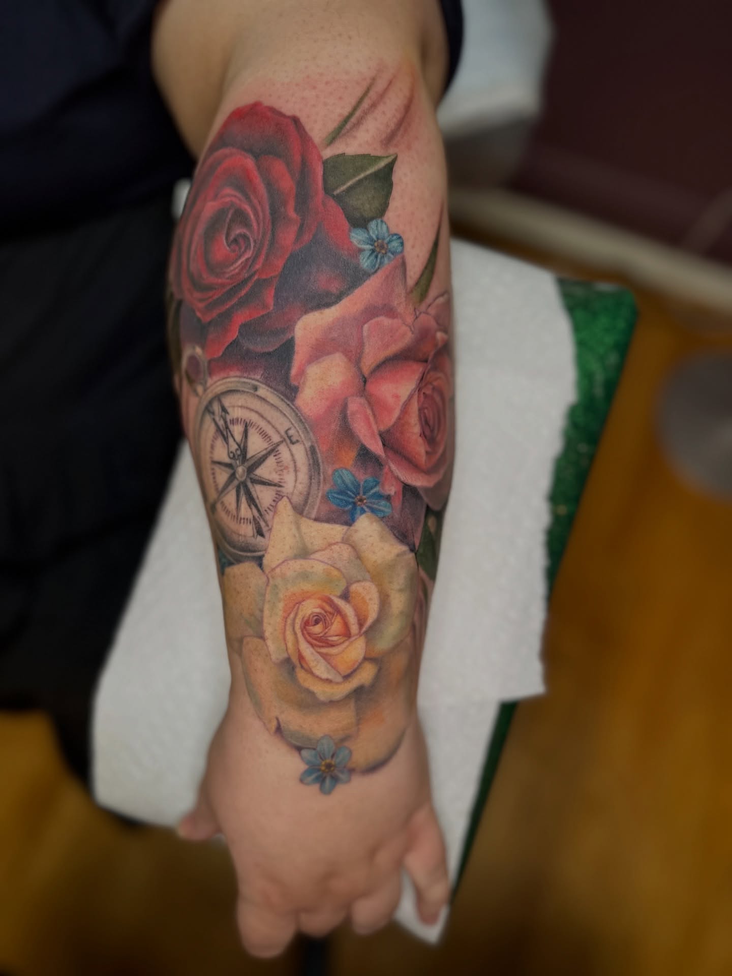 Tattoo by @virginiaswampwitch โ realism, watercolor
