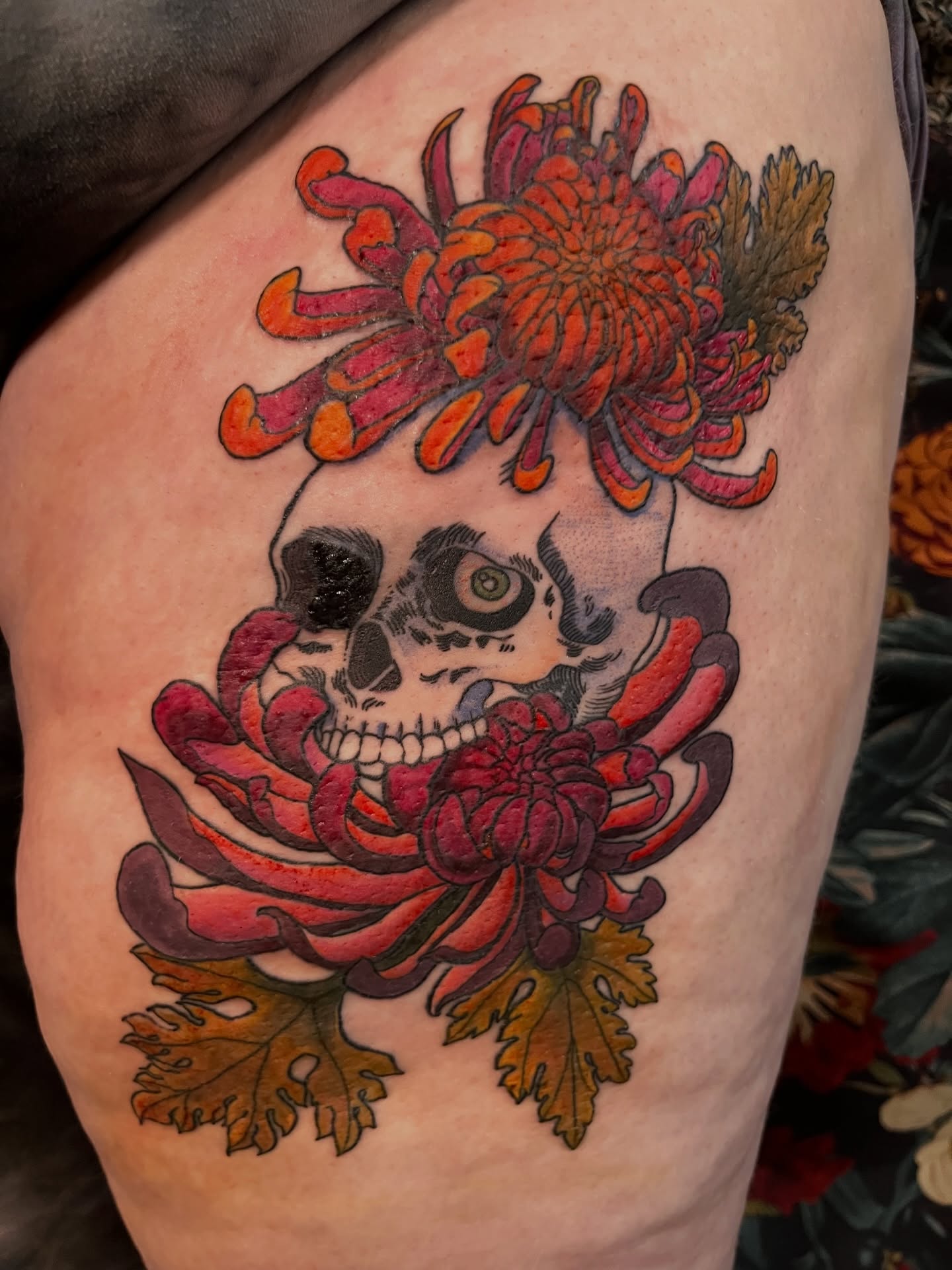 Tattoo by @syreetattoos — american_traditional, dotwork