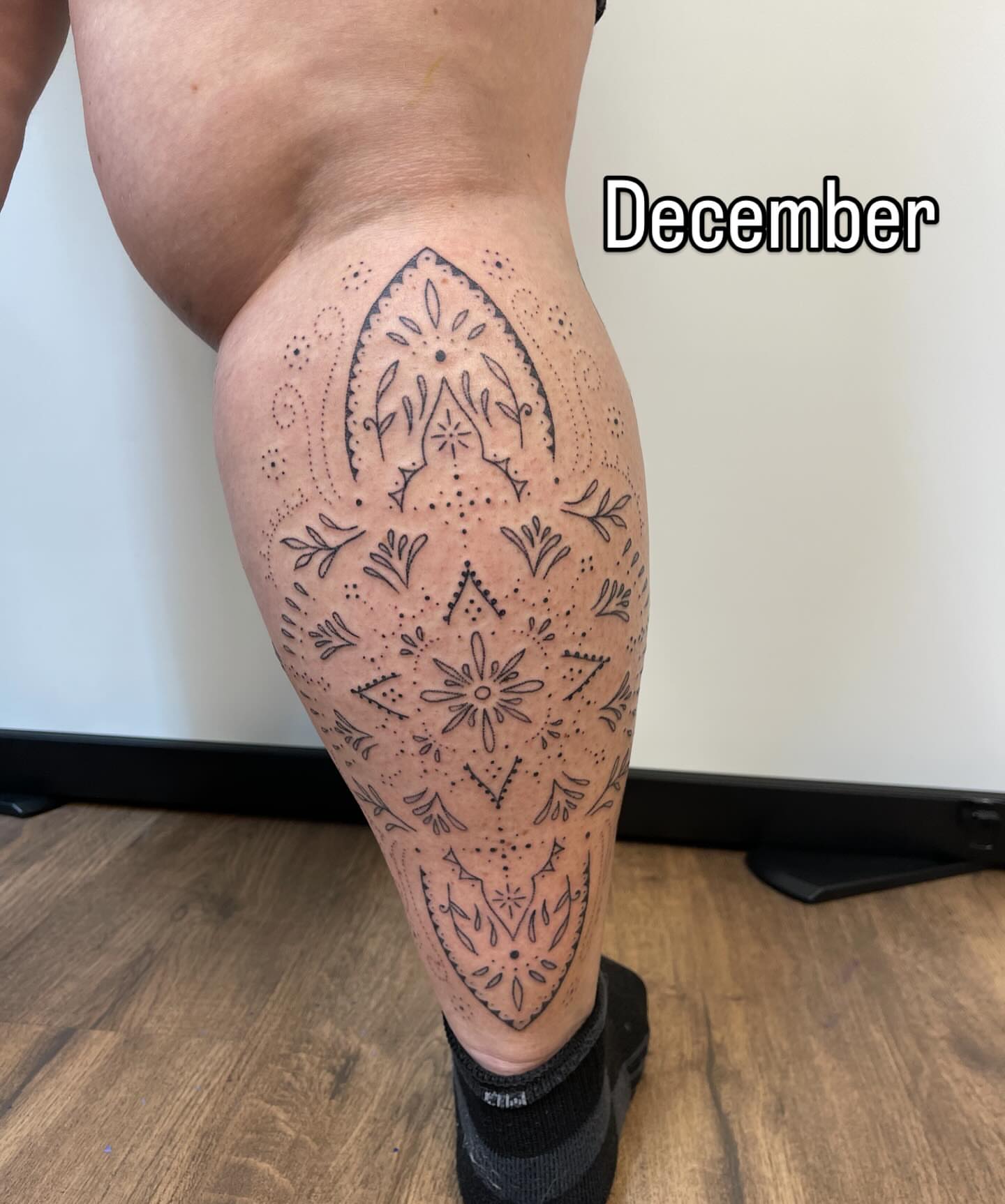 Tattoo by @permanent_pokes_ — dotwork, ornamental