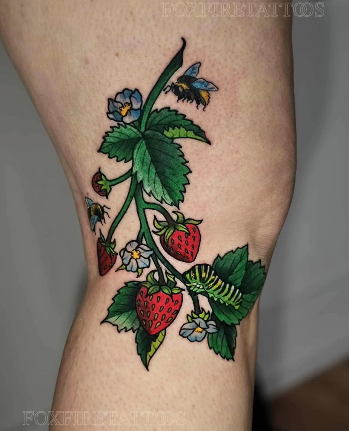 Tattoo by @foxfiretattoos β american_traditional