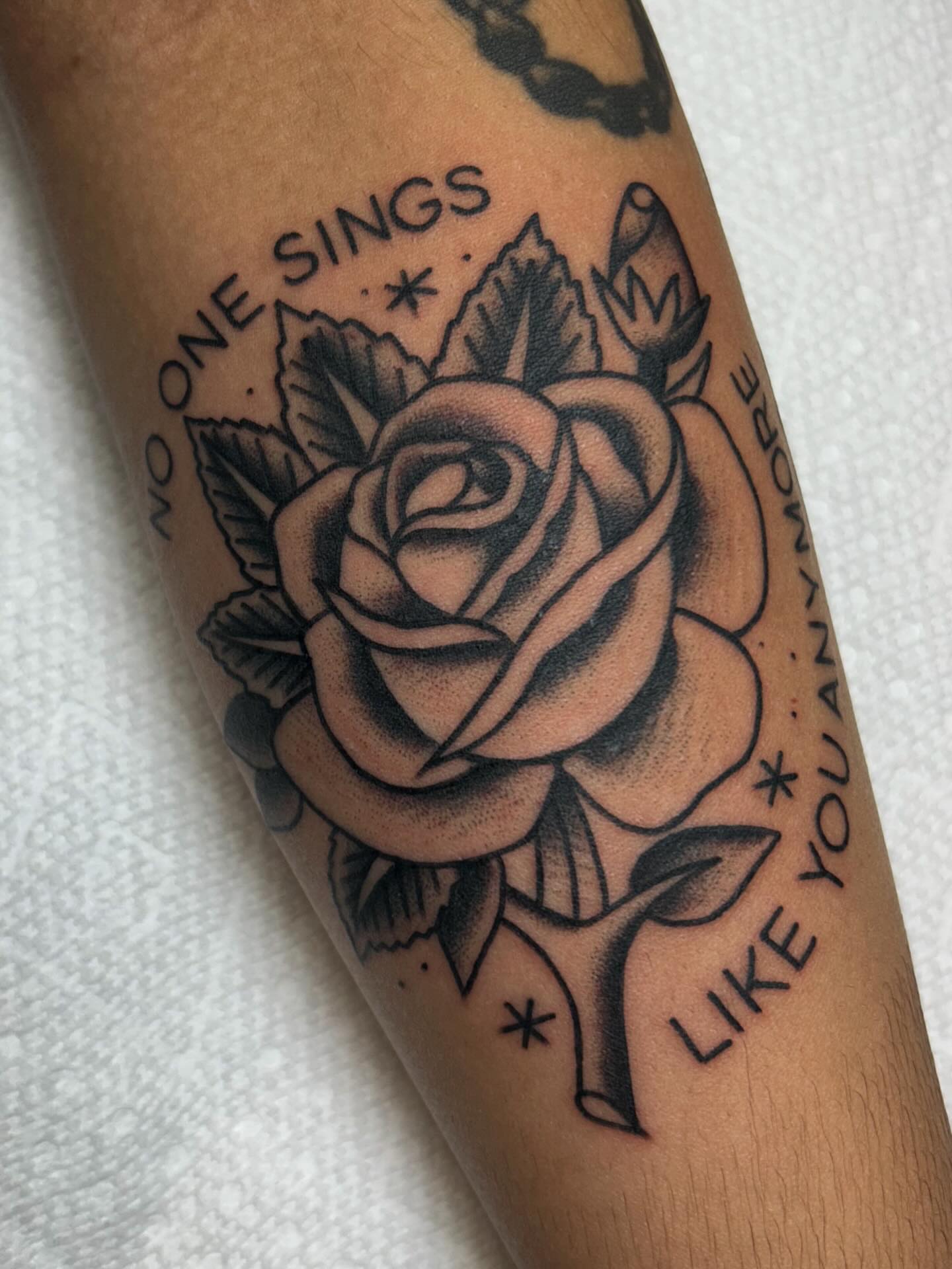 Tattoo by @missfinetattoo — black_and_grey