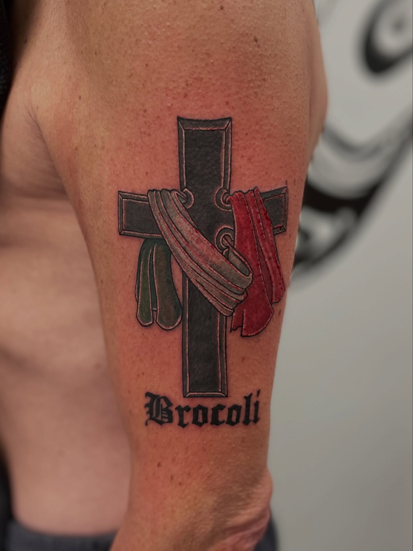 Tattoo by @taylormadeinkco — black_and_grey