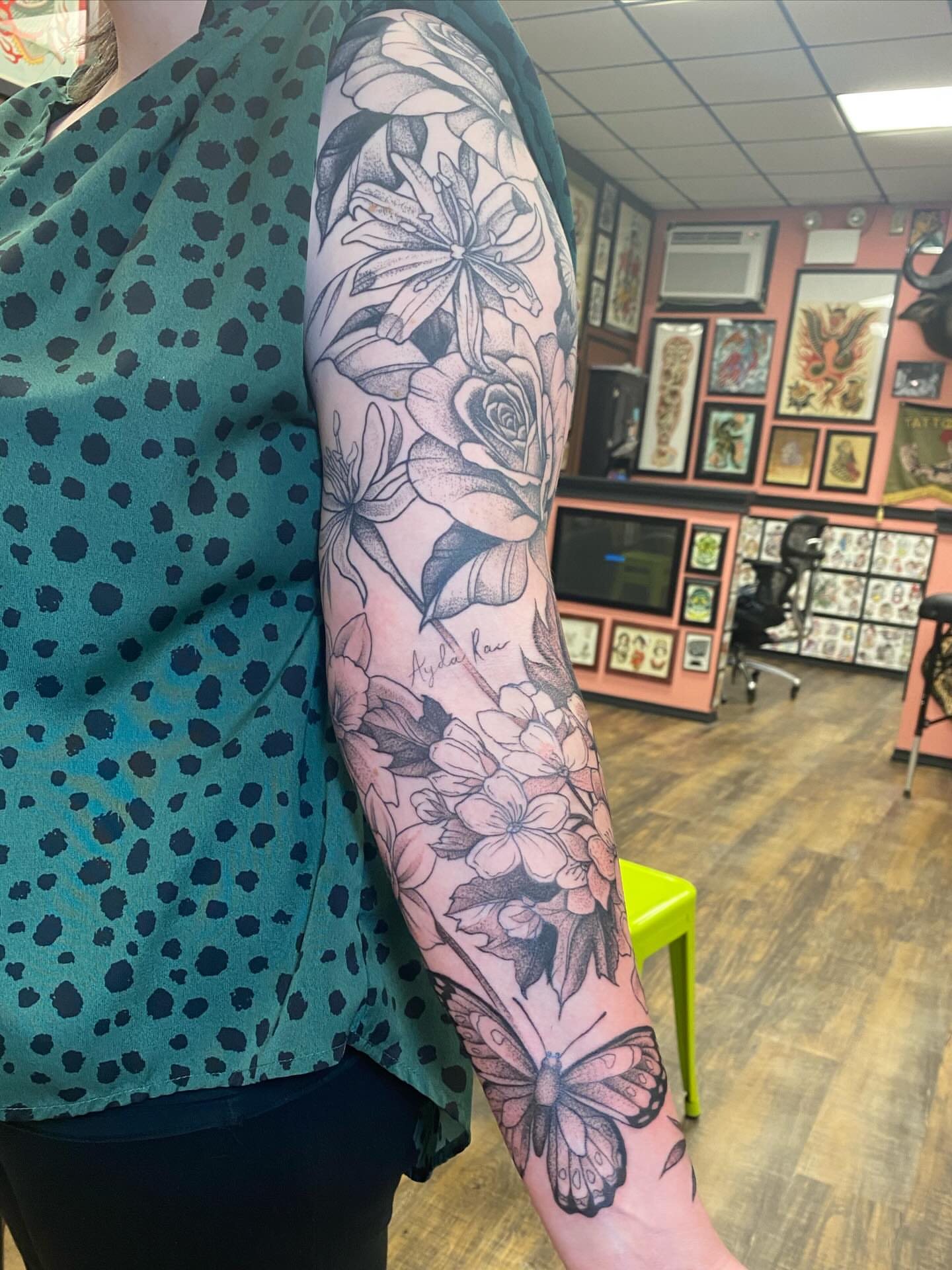 Tattoo by @caseydohnertattoos — black_and_grey, realism