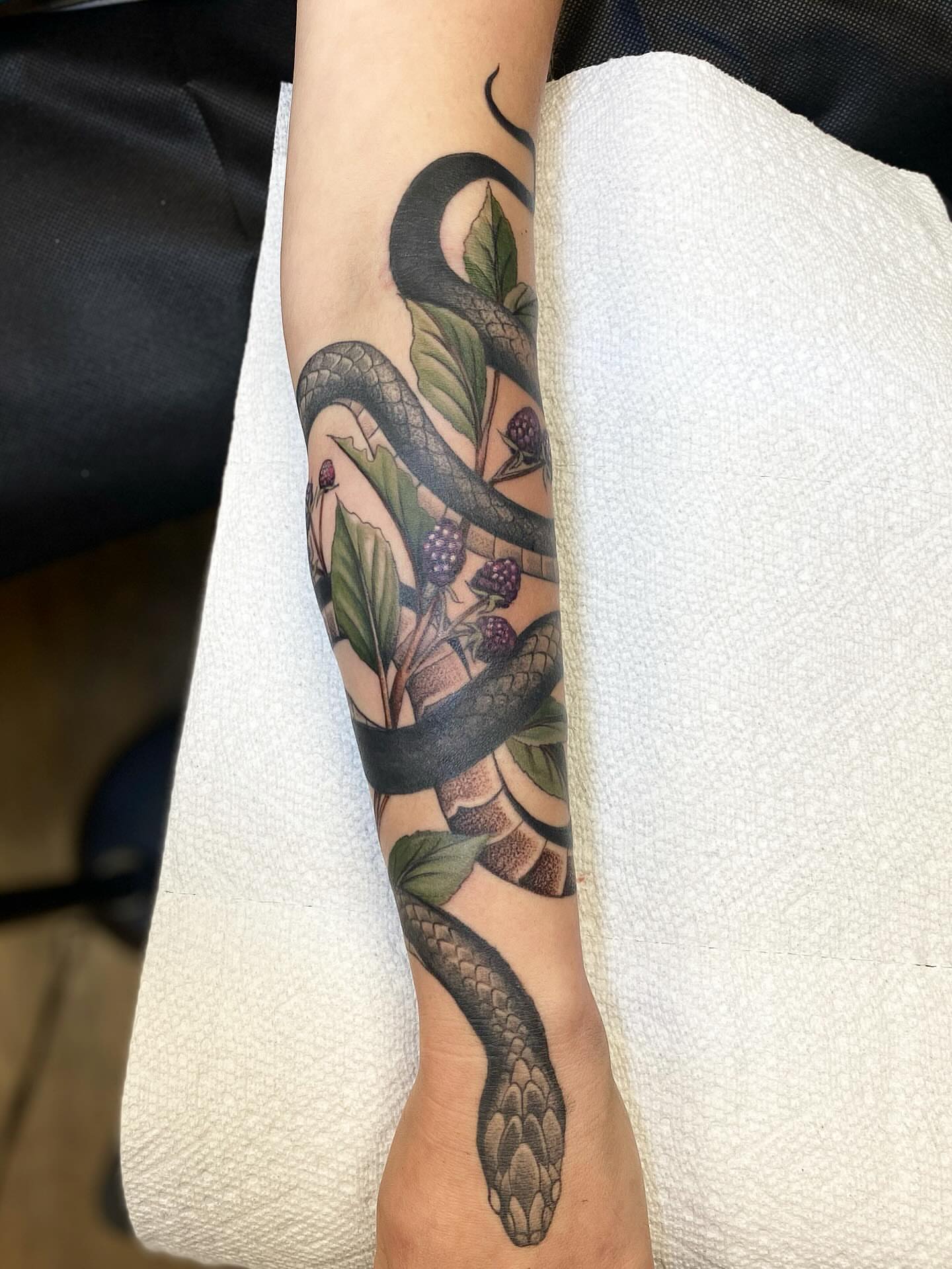 Tattoo by @caseydohnertattoos — realism, dotwork