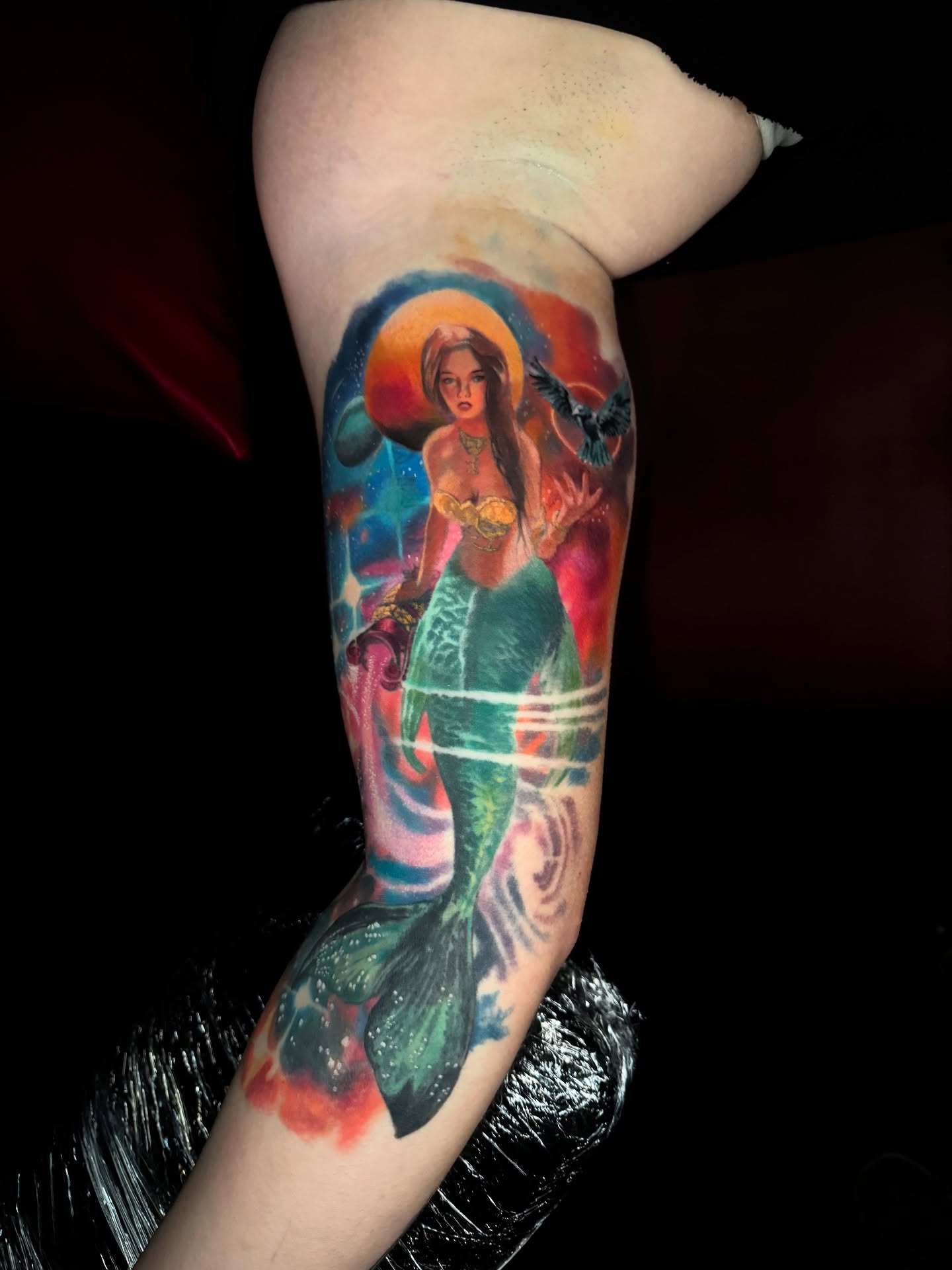 Tattoo by @varotattoos — watercolor, realism