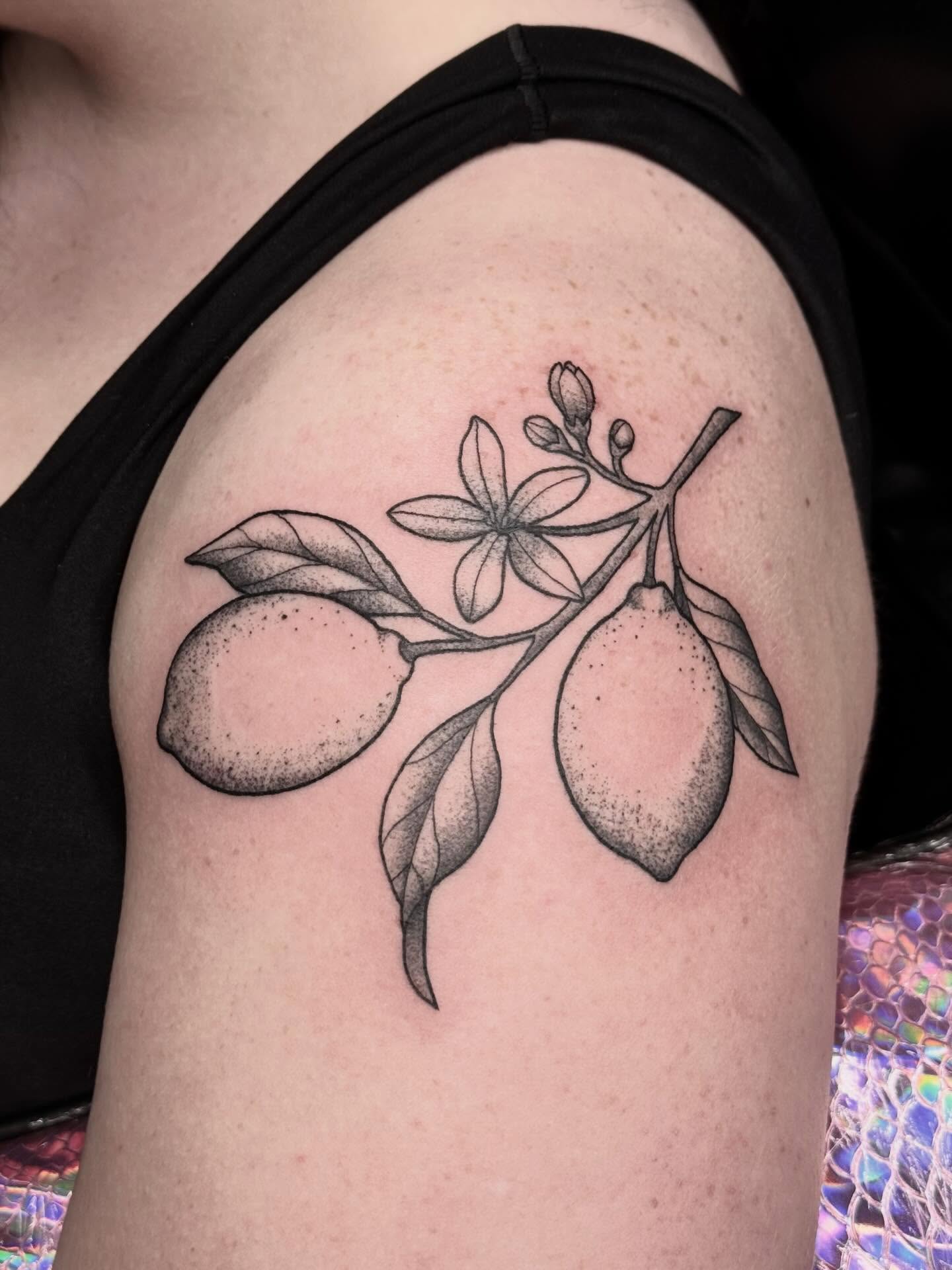 Tattoo by @hardcore.crybaby — dotwork