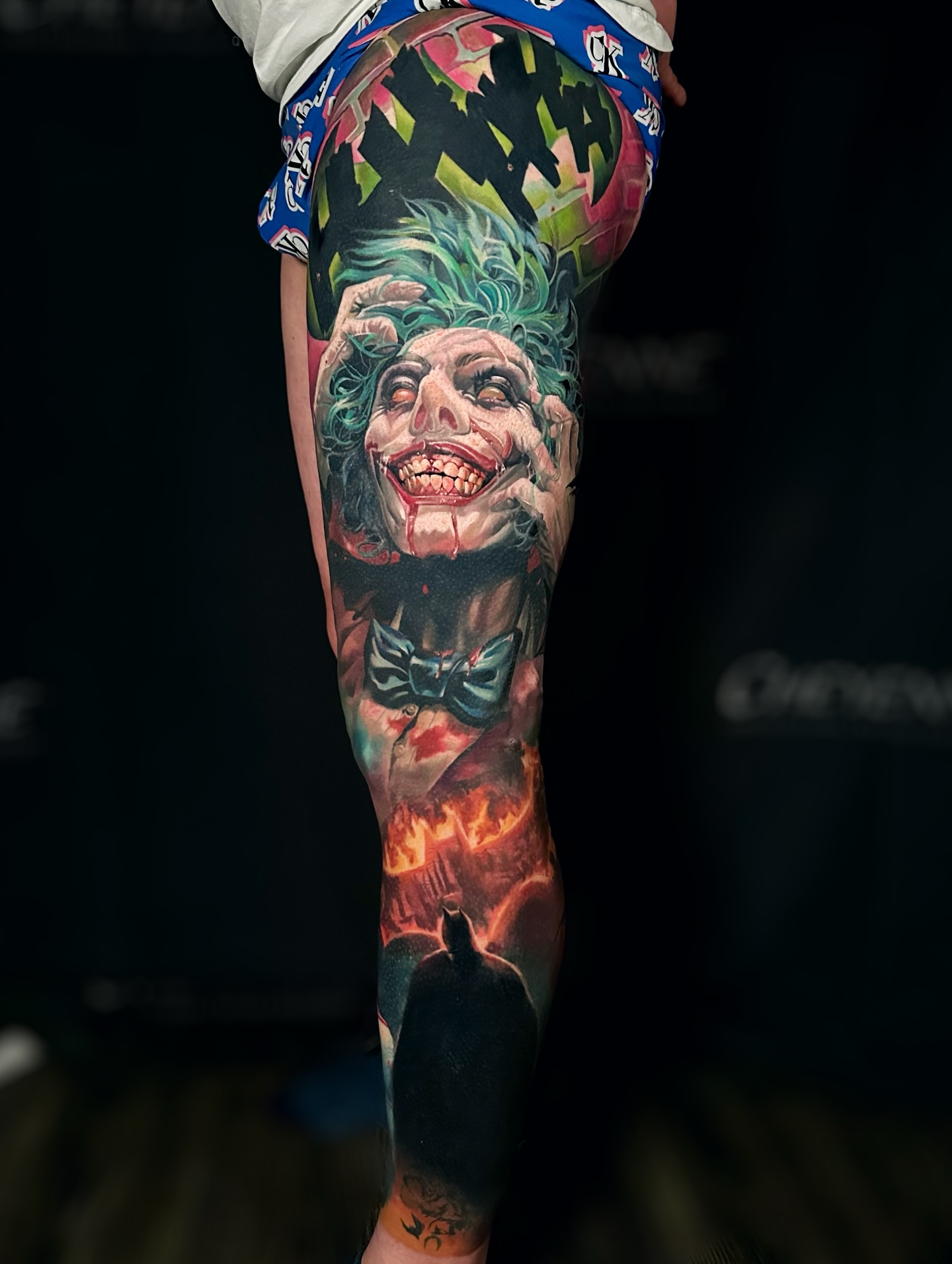 Tattoo work at Villain Arts – Houston