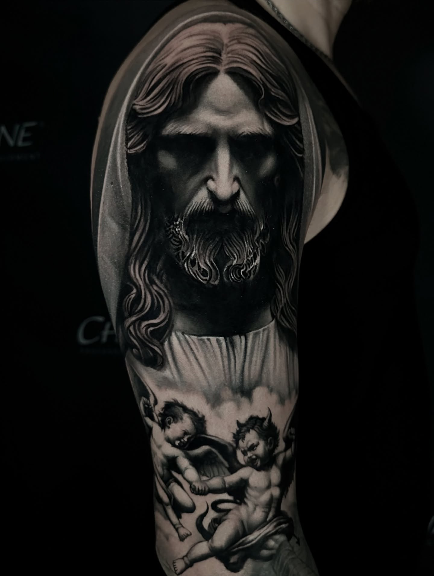 Tattoo work at Villain Arts – Houston