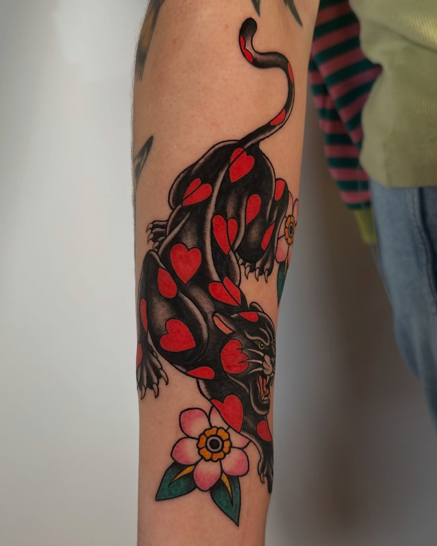 Tattoo by @zigzag_tattoo — american_traditional, trash_polka