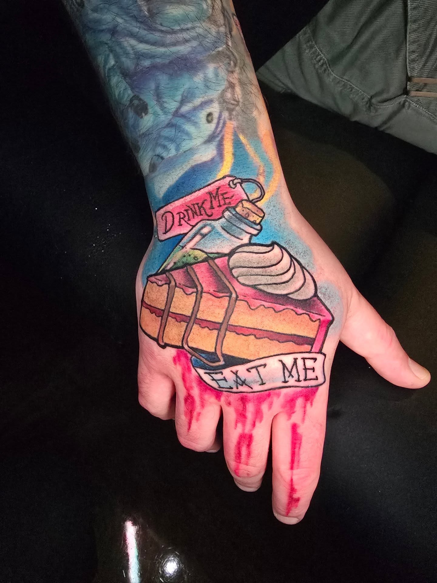 Tattoo by @invadertiv — illustrative