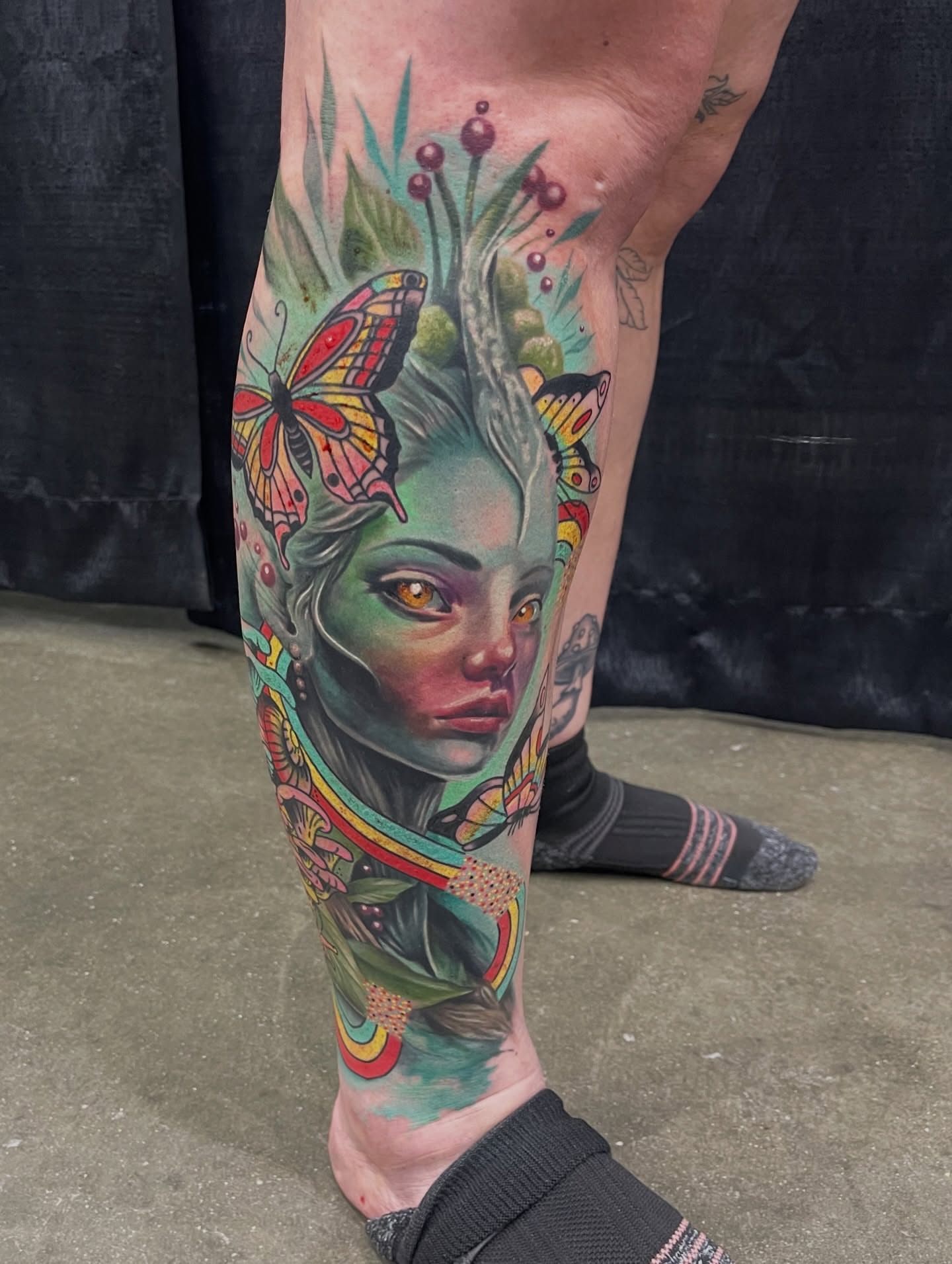 Tattoo by @toadtat2 — realism, watercolor