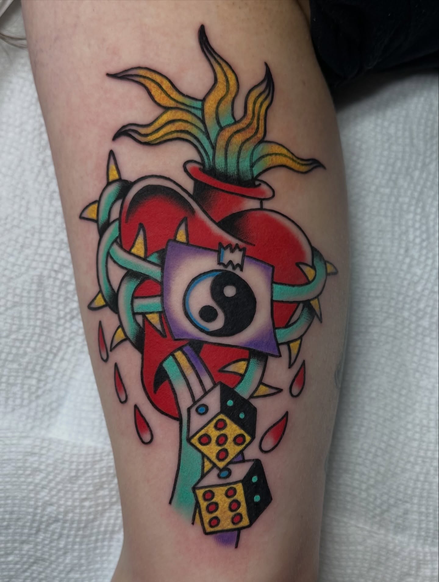 Tattoo by @toadtat2 — american_traditional