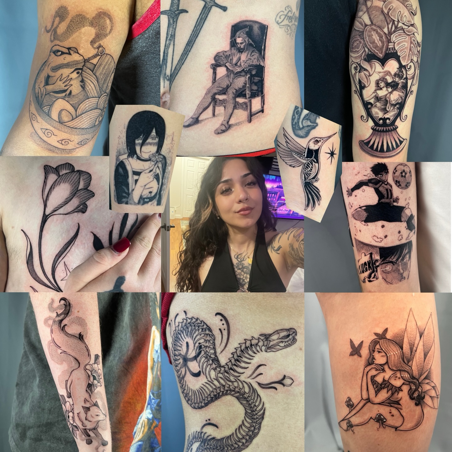 Tattoo portfolio black and grey tattoo by Odi ✮⋆˙, Las Vegas, Nevada
