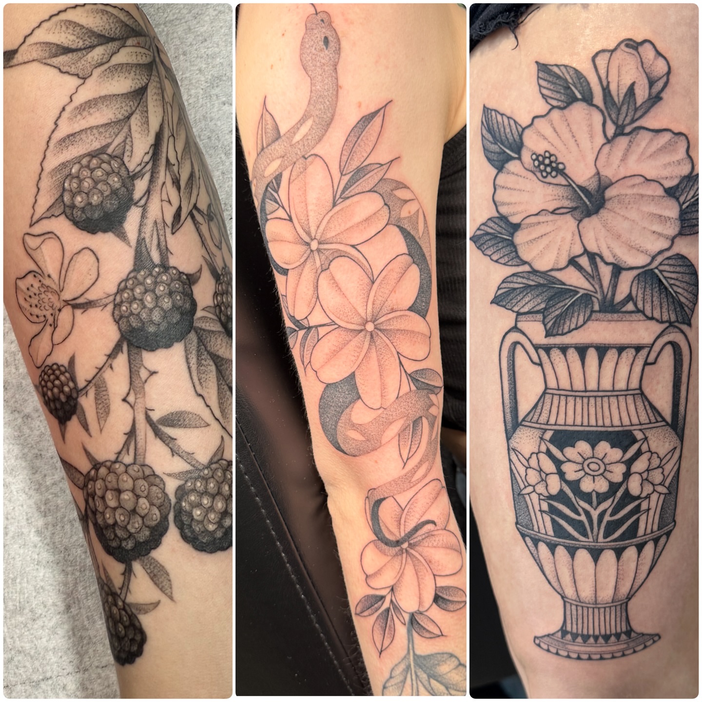 Tattoo by @milesromerotattoos — dotwork, black_and_grey